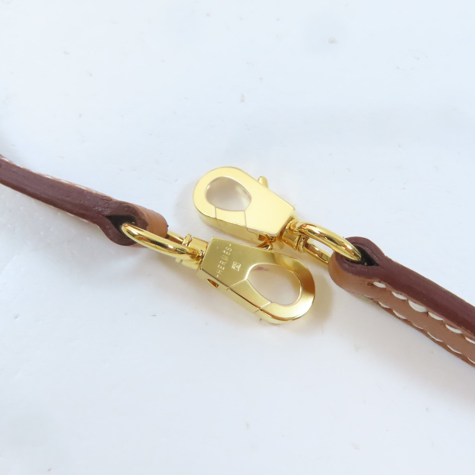 HERMES Evercolor皮革Mini Bolide金扣手挽肩背兩用袋Gold/駝色
