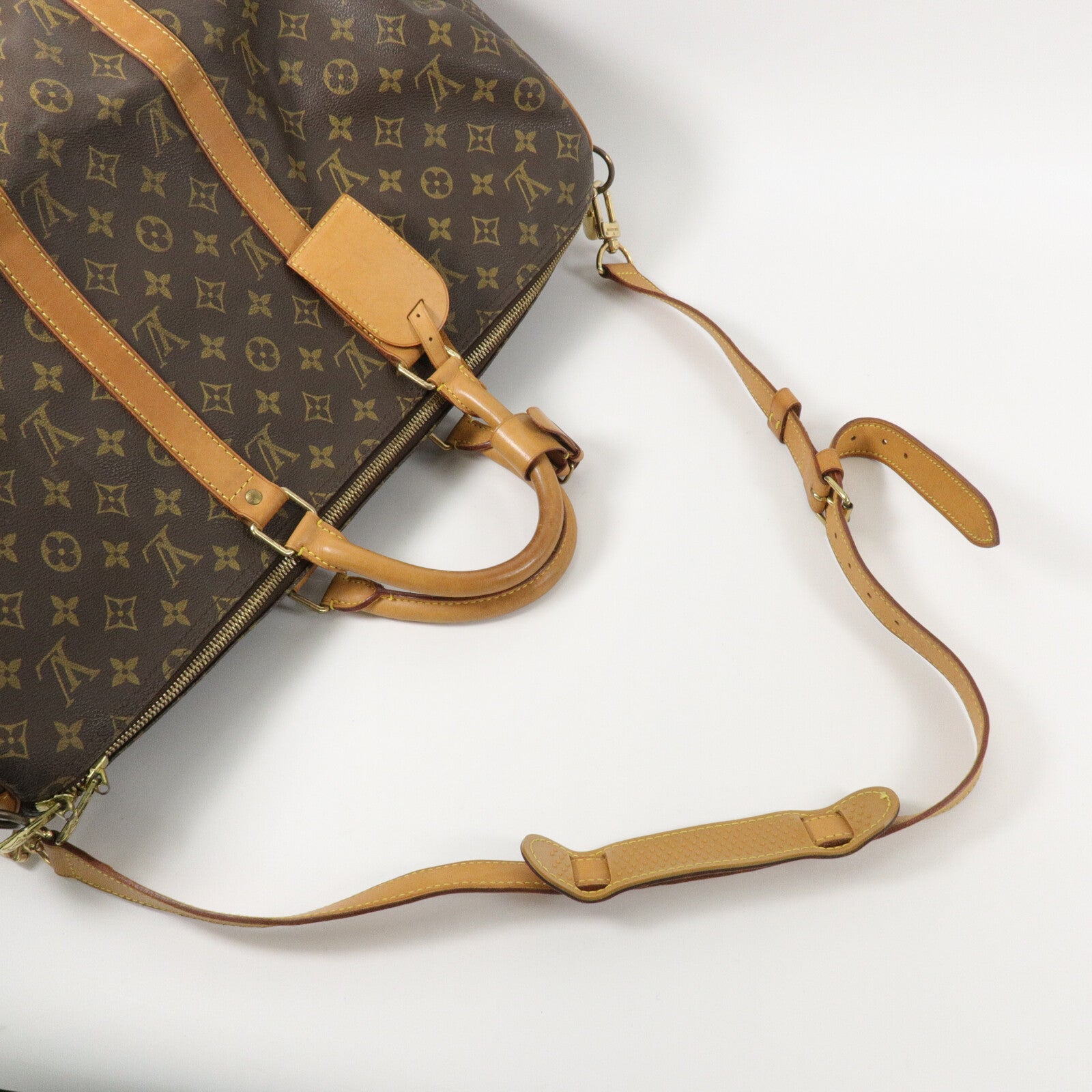 LOUIS VUITTON Monogram Keepall Bandouliere 50手挽肩背兩用袋