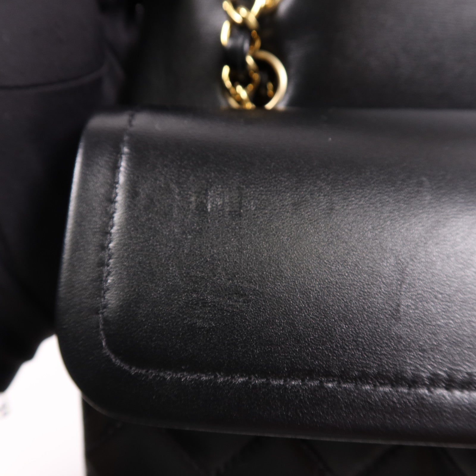 CHANEL 羊皮皮革Classic 25金扣鏈帶肩背袋