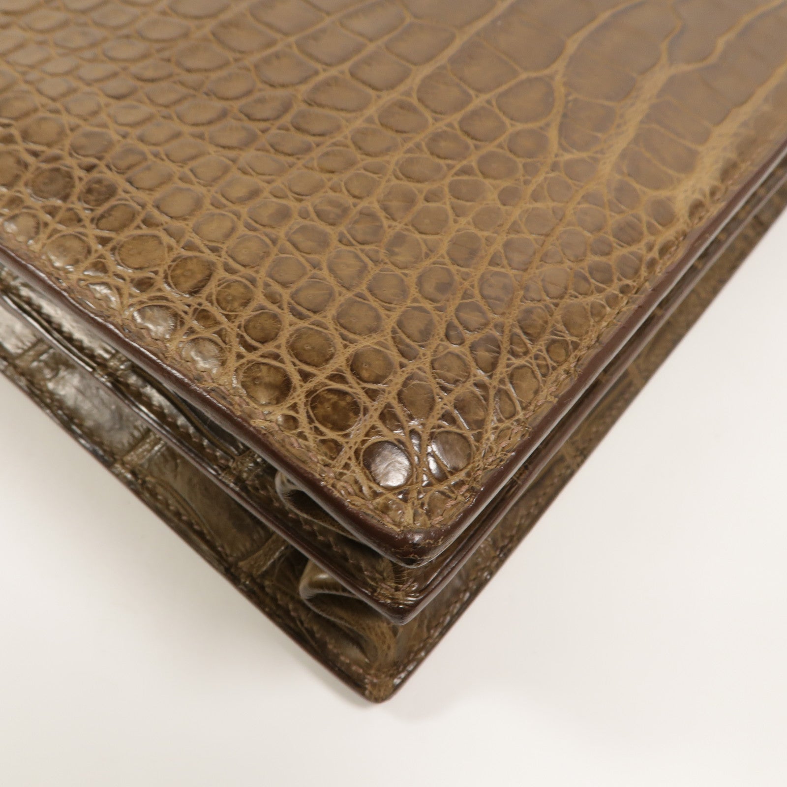 HERMES Porosus皮革Sac A Depeches 37公事包