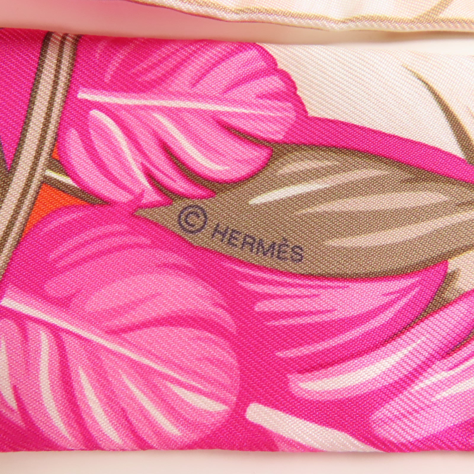 HERMES 絲質Twilly絲巾