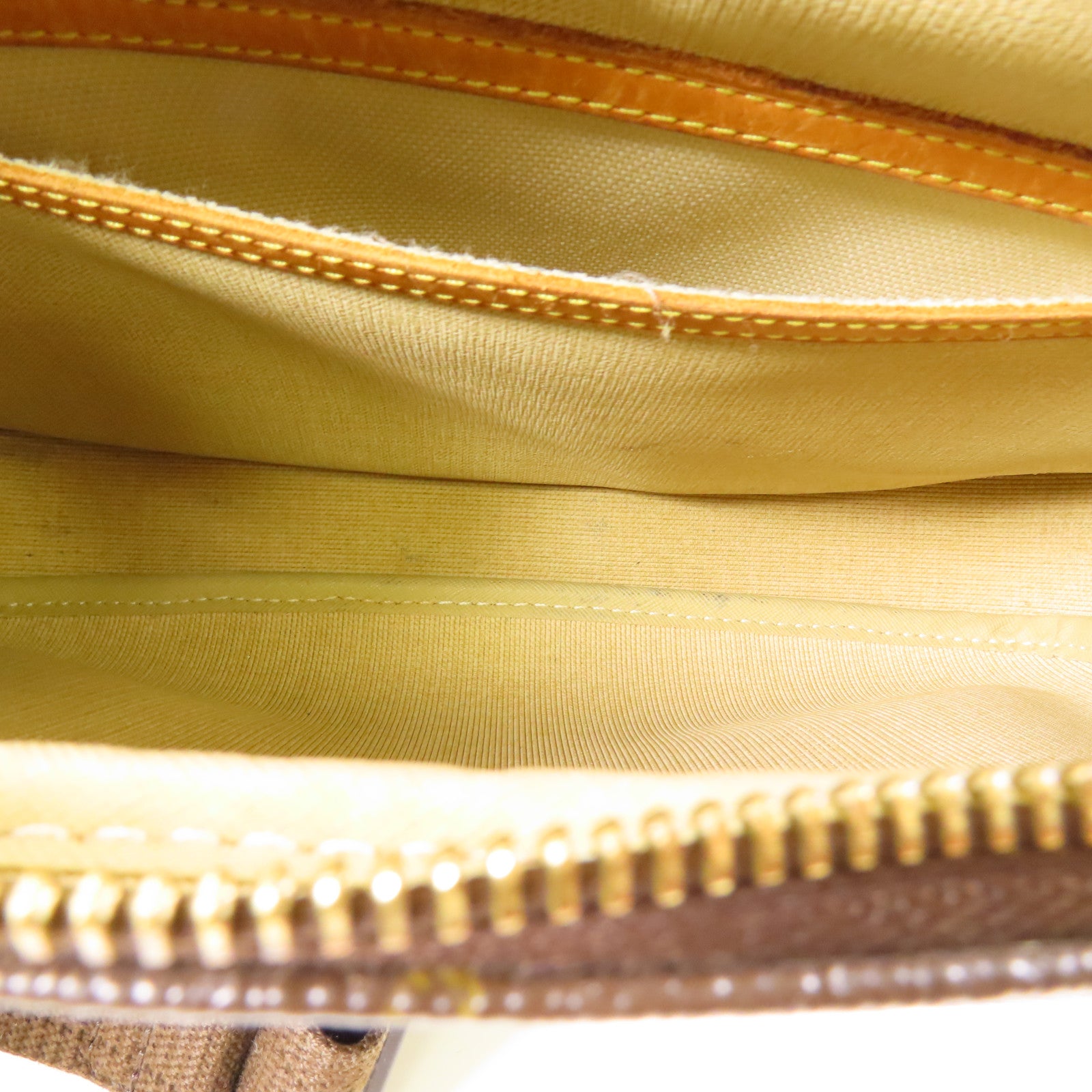 LOUIS VUITTON Monogram Reporter PM金扣肩背袋棕色