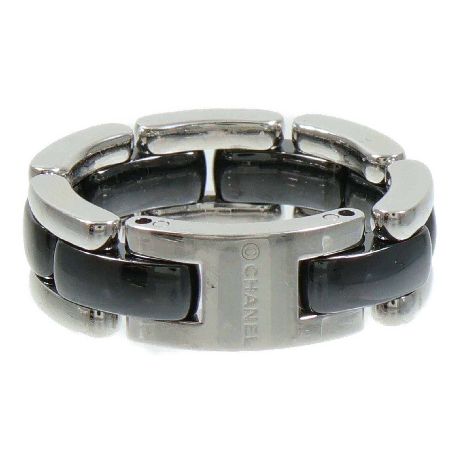 CHANEL 陶瓷/18K白金Ultra Ring戒指