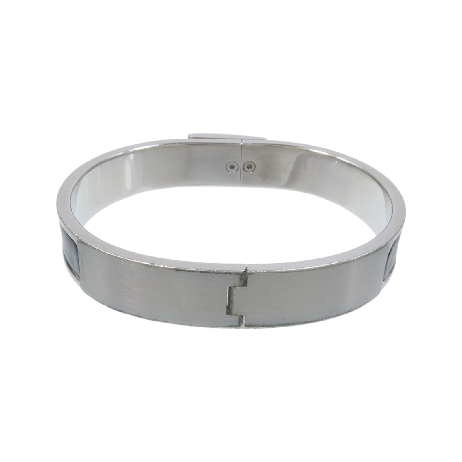 HERMES 琺瑯/金屬Jet Bracelet銀扣手鏈