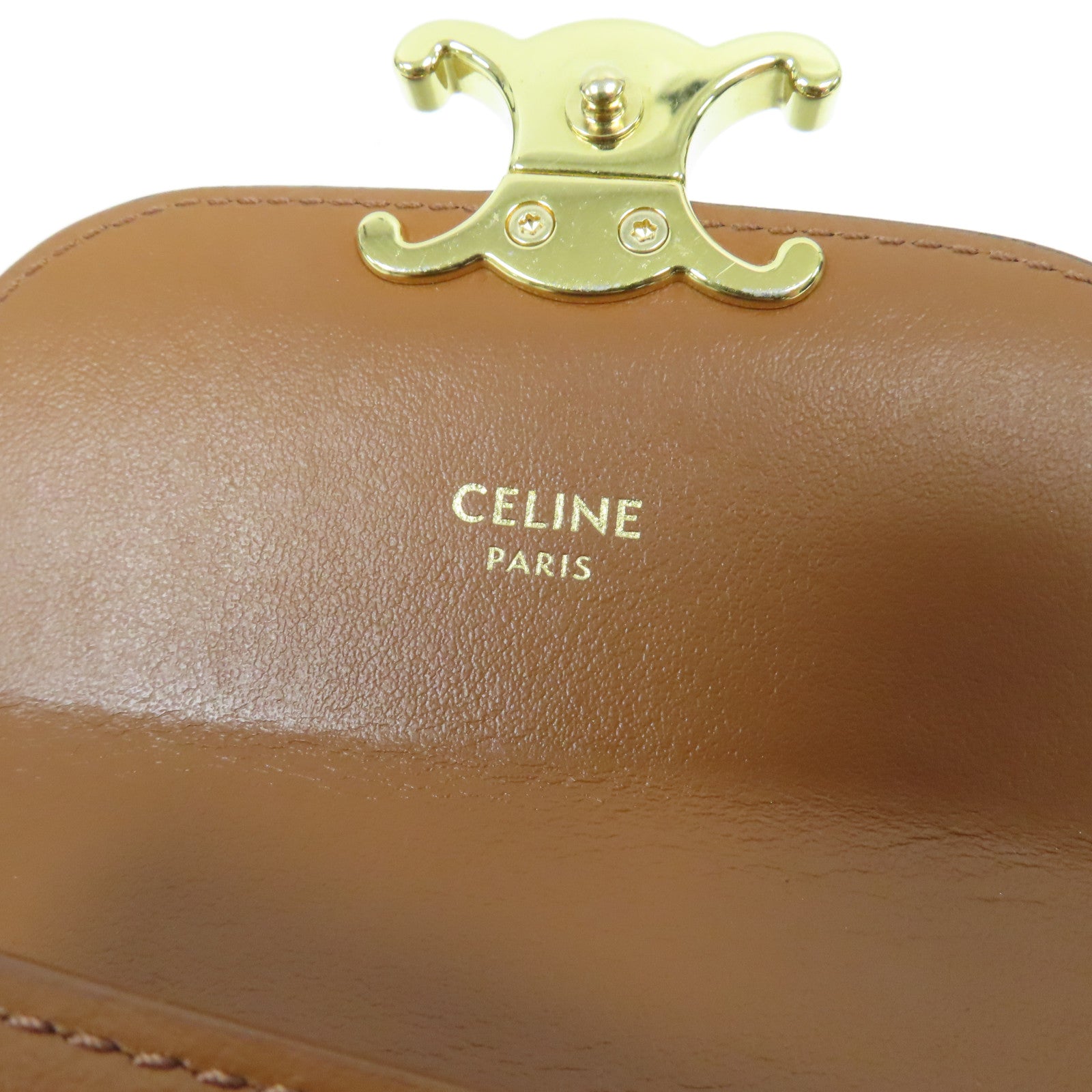 CELINE 塗層帆布Wallet金扣錢包啡色