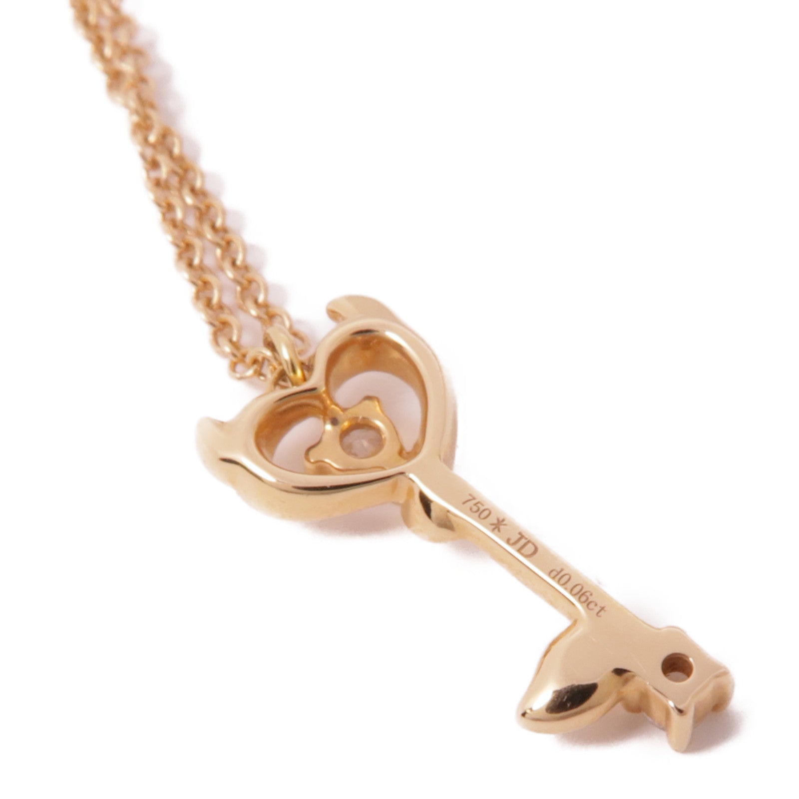 JEWELRY 18K玫瑰金Diamond Necklace鑽石項鍊