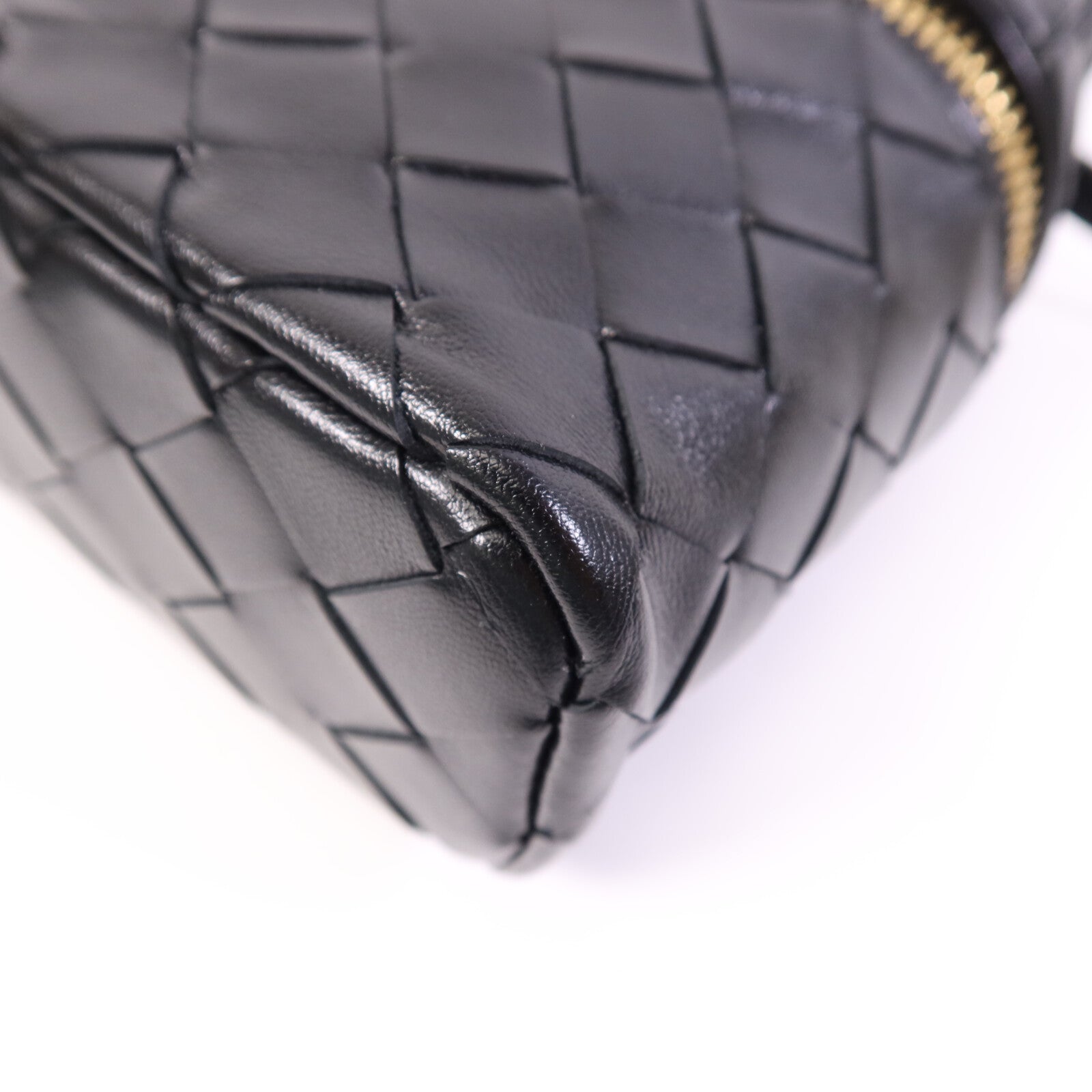 BOTTEGA VENETA 牛皮皮革Bang Bang Vanity Case金扣手挽肩背兩用袋