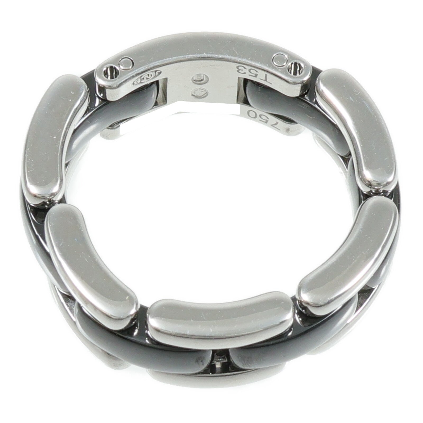 CHANEL 陶瓷/18K白金Ultra Ring戒指