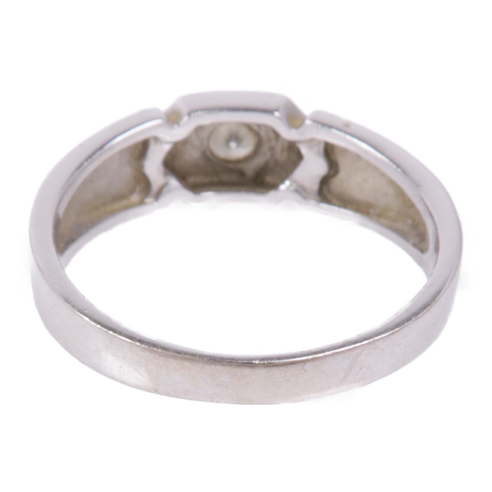 JEWELRY 【激減優惠】18K白金Diamond Ring鑽石戒指US#8.5