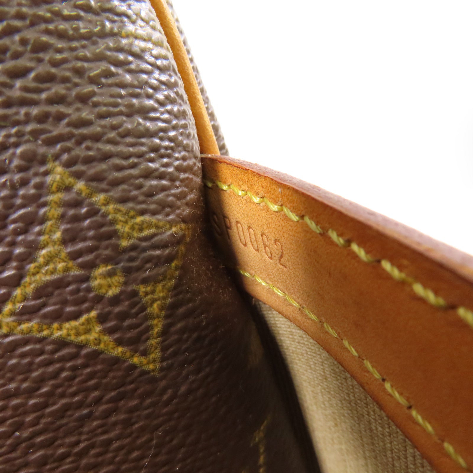 LOUIS VUITTON Monogram Reporter PM金扣肩背袋棕色