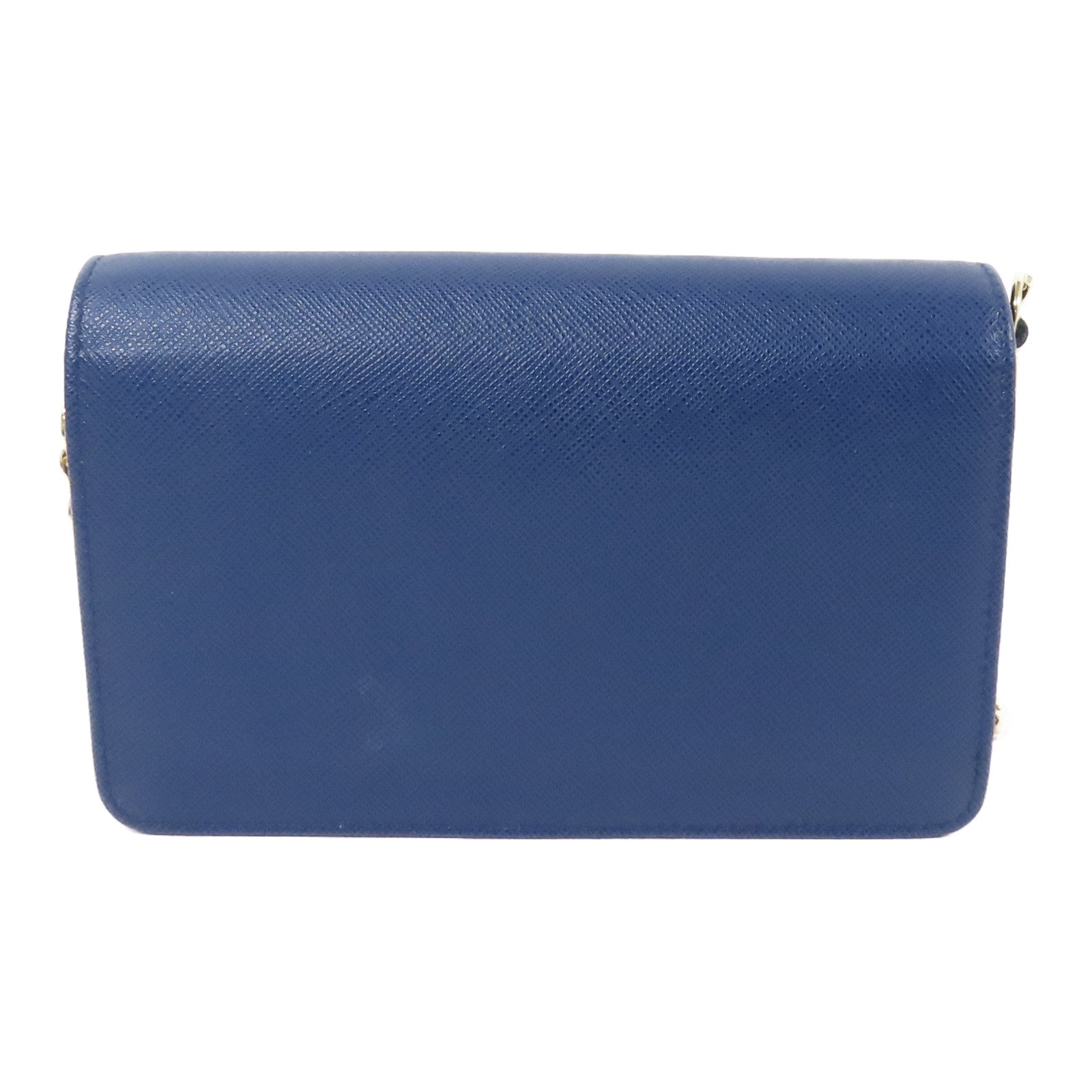 PRADA 牛皮皮革Chain Shoulder Bag金扣鏈帶肩背袋