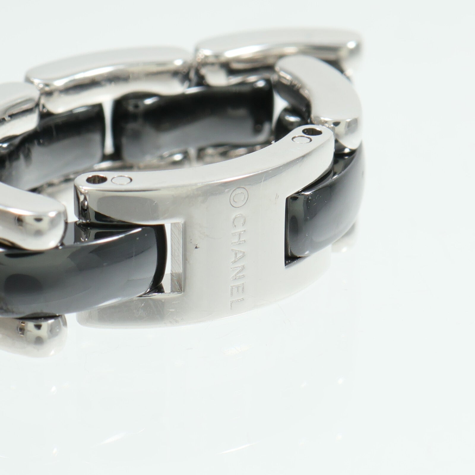 CHANEL 陶瓷/18K白金Ultra Ring戒指