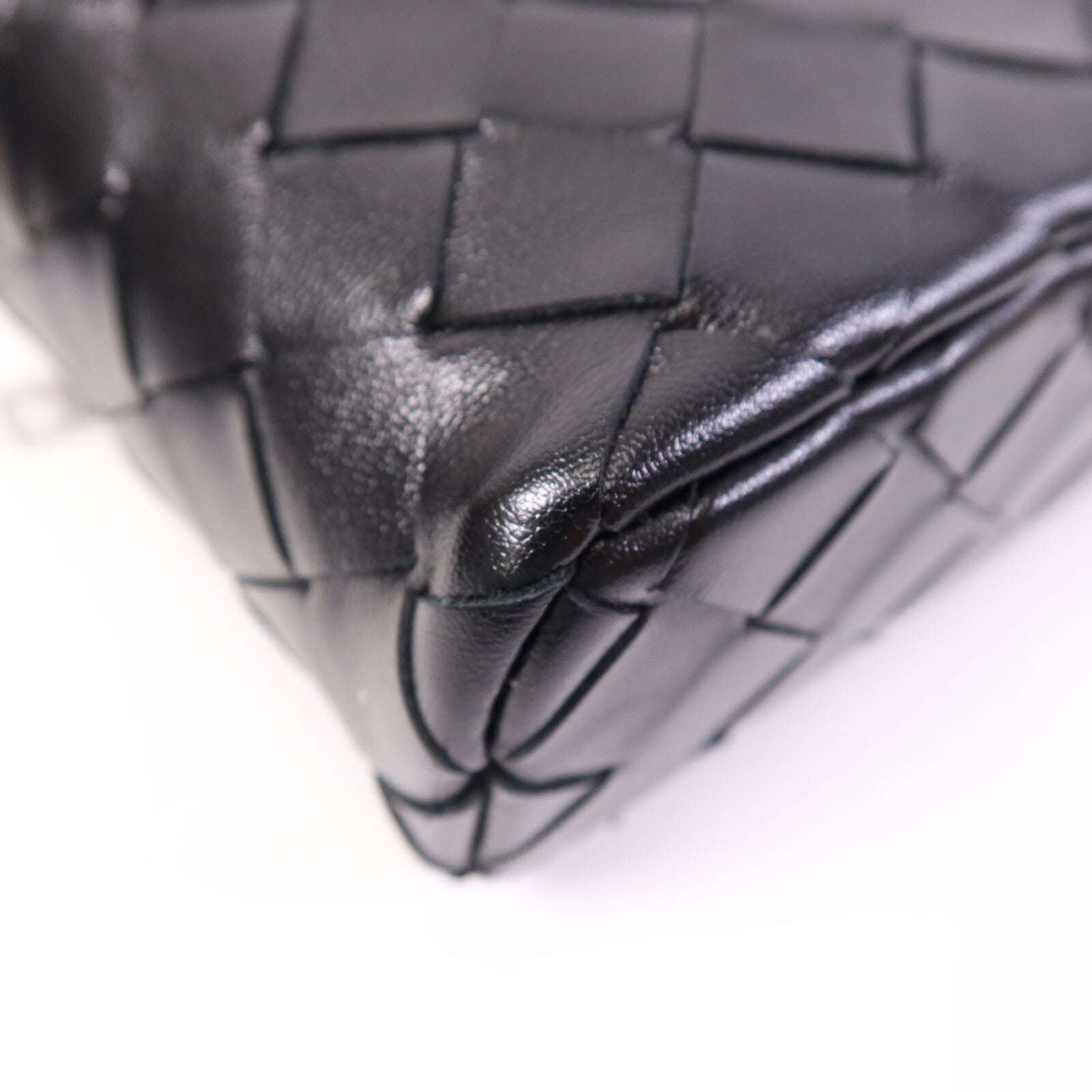BOTTEGA VENETA 牛皮皮革Bang Bang Vanity Case金扣手挽肩背兩用袋