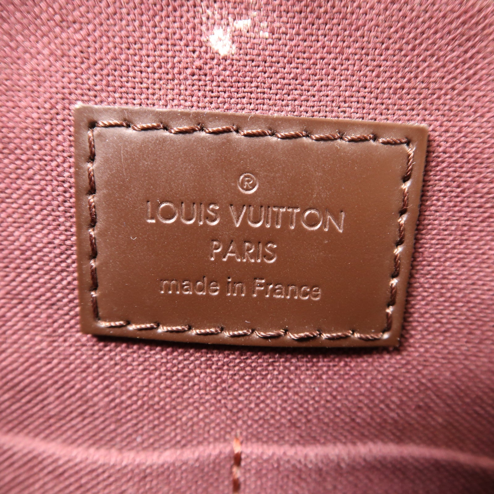 LOUIS VUITTON Damier Iena PM金扣肩背袋