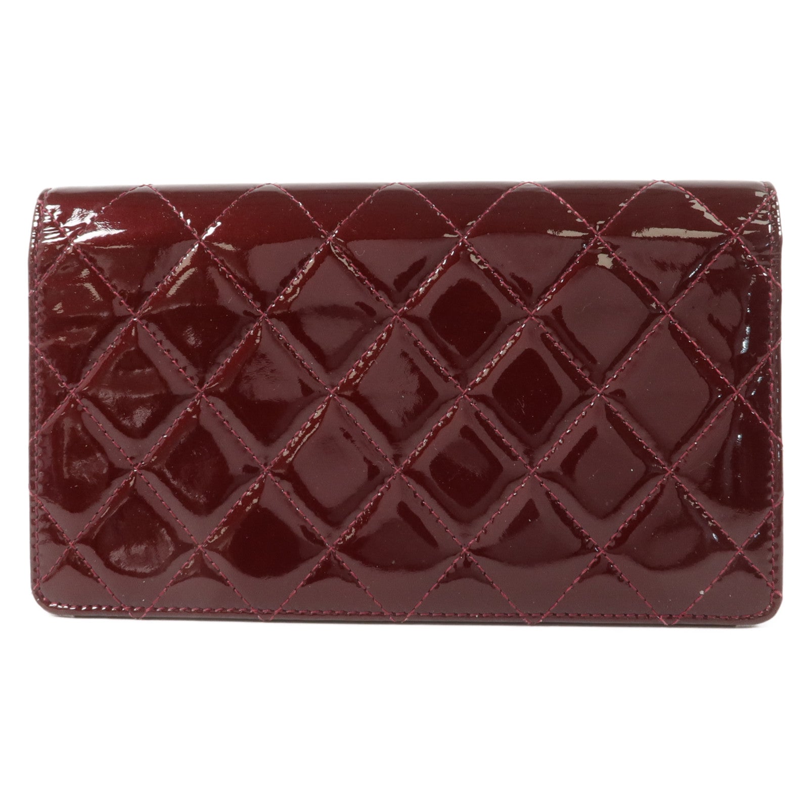 CHANEL 漆皮皮革Long Wallet長錢包