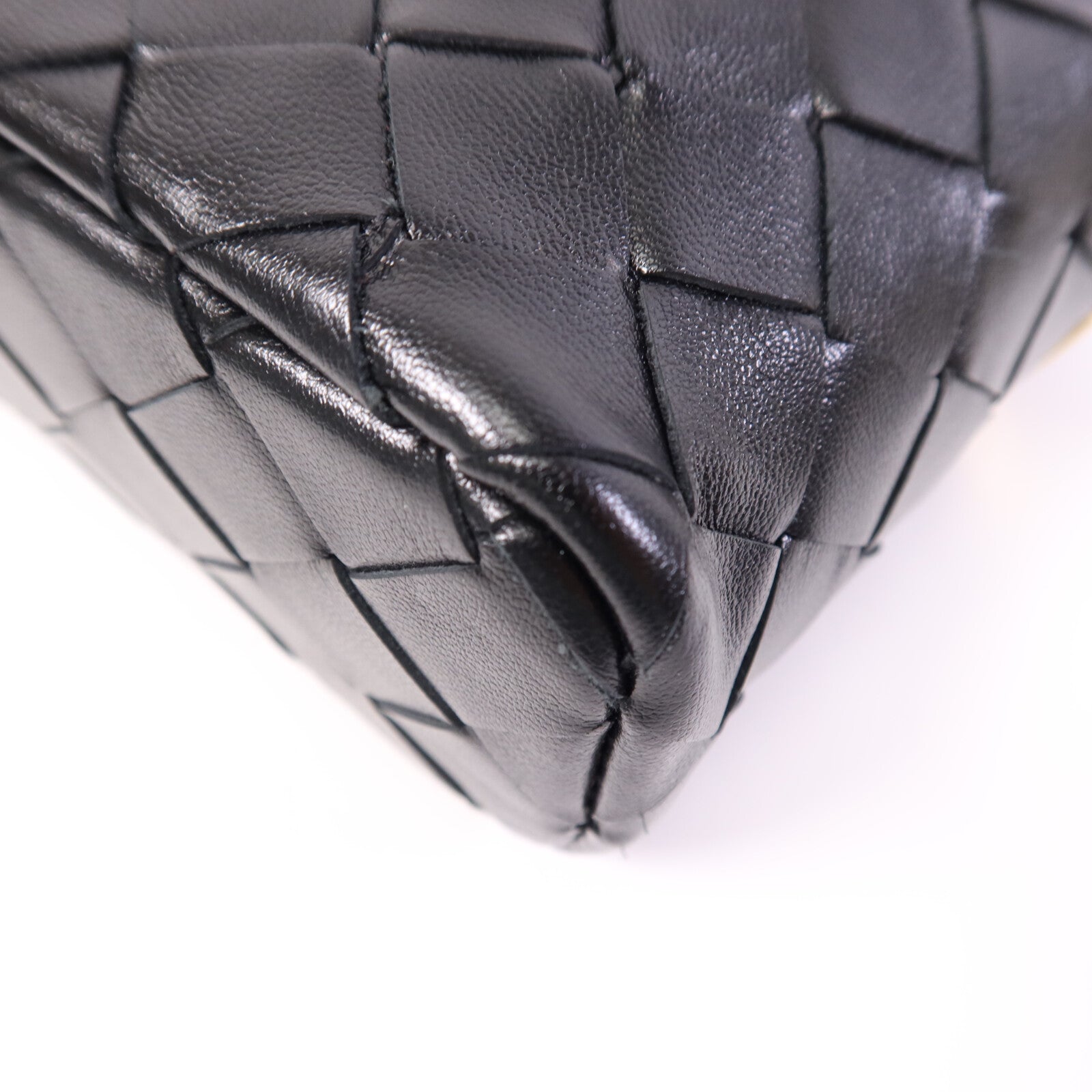 BOTTEGA VENETA 牛皮皮革Bang Bang Vanity Case金扣手挽肩背兩用袋