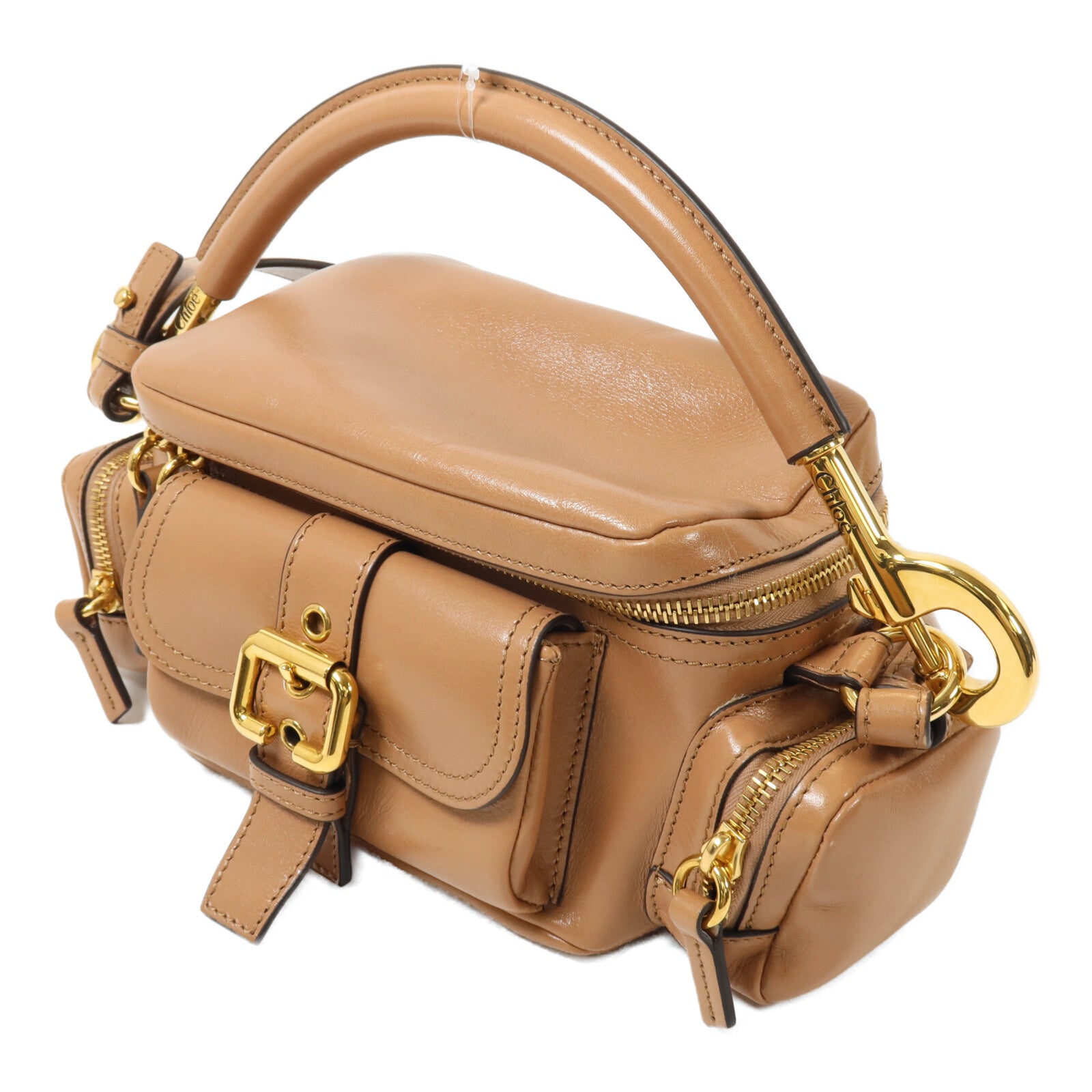 Chloe 牛皮皮革Camera Bag手挽肩背兩用袋