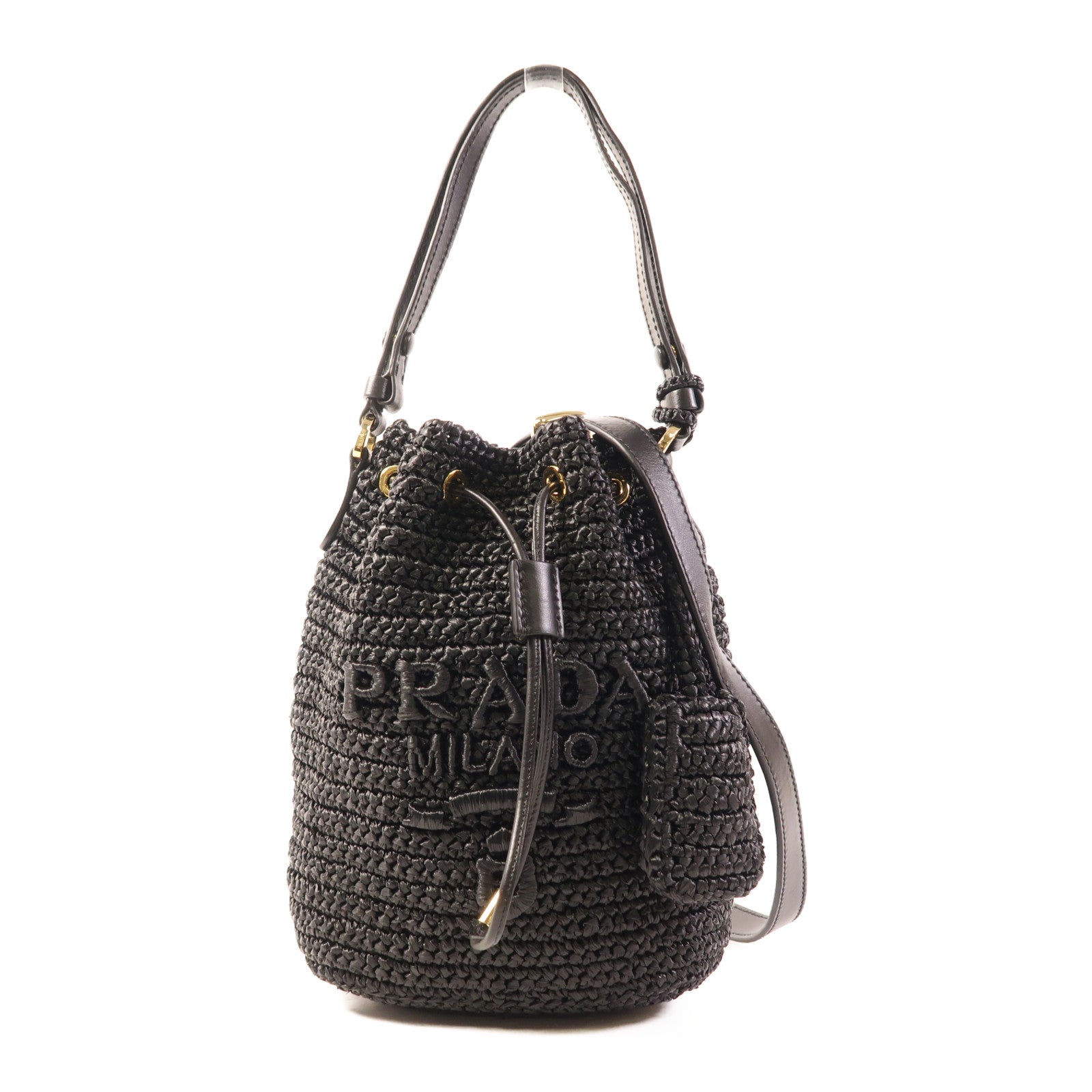 PRADA 尼龍2 Way Shoulder Bag金扣手挽肩背兩用袋