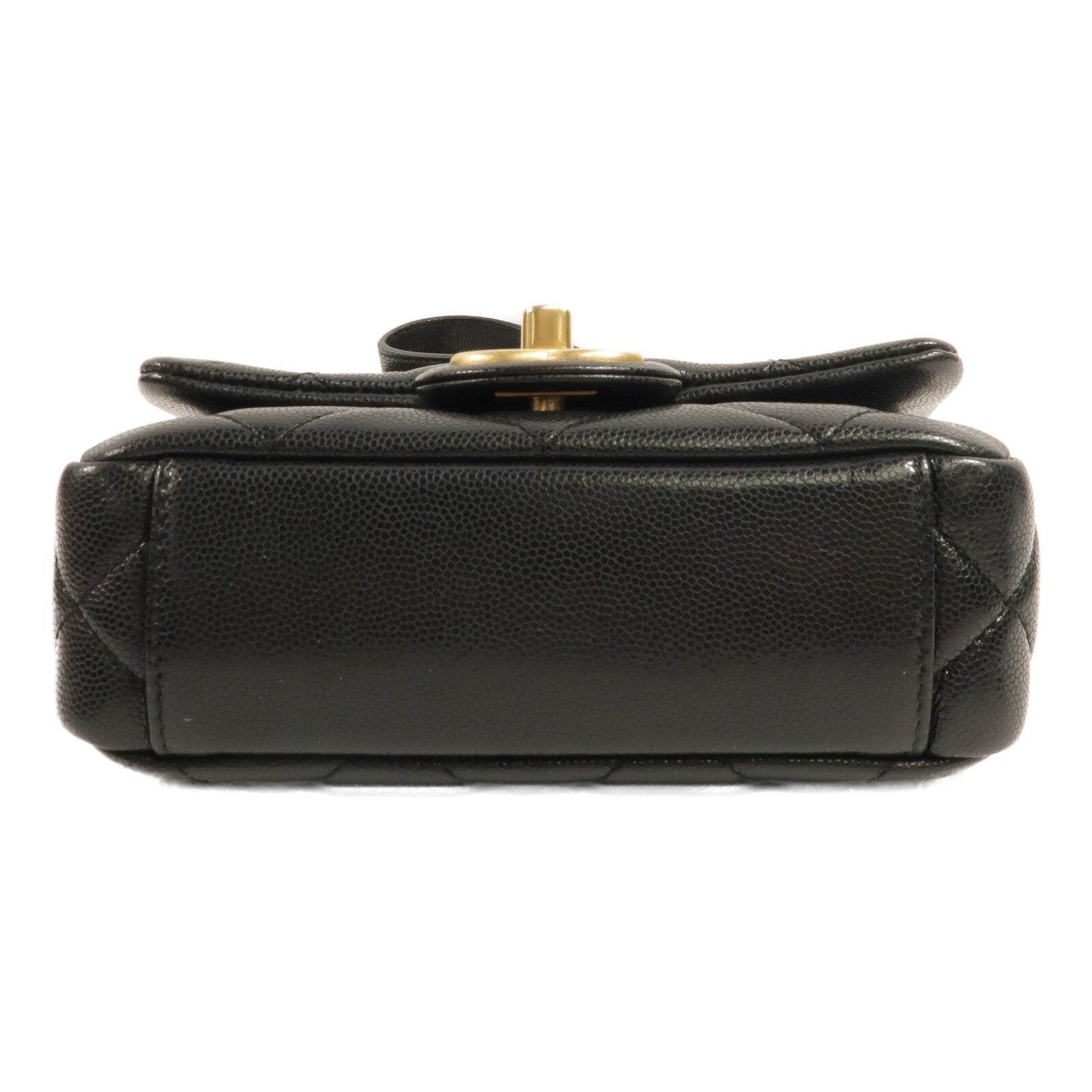 CHANEL 牛皮皮革Mini Flap Bag鏈帶肩背袋