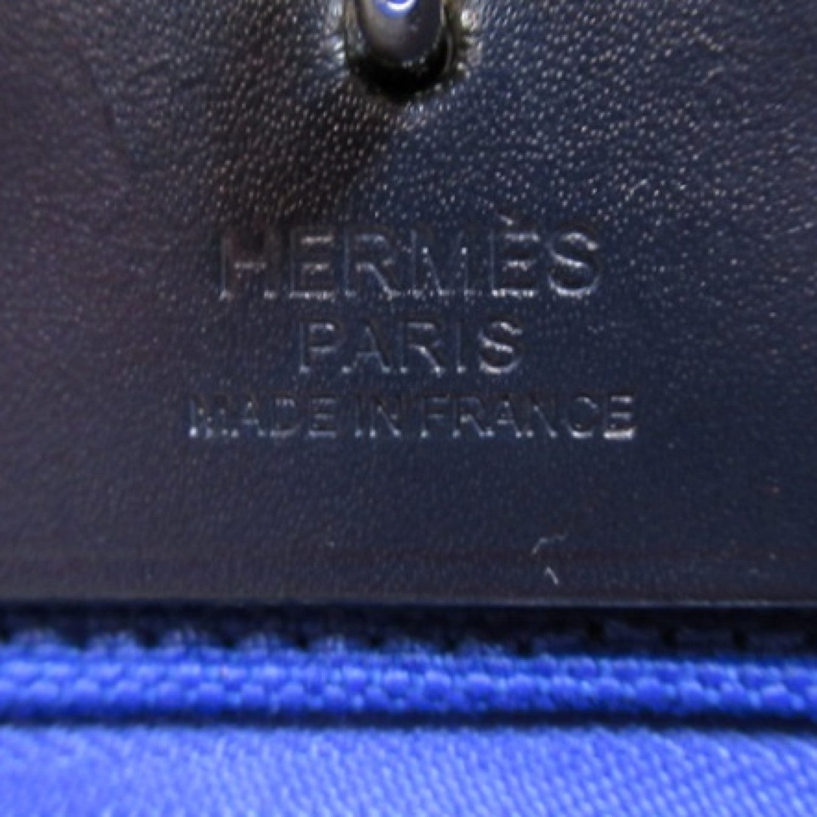 HERMES Toile H帆布Herbag PM銀扣手挽肩背兩用袋
