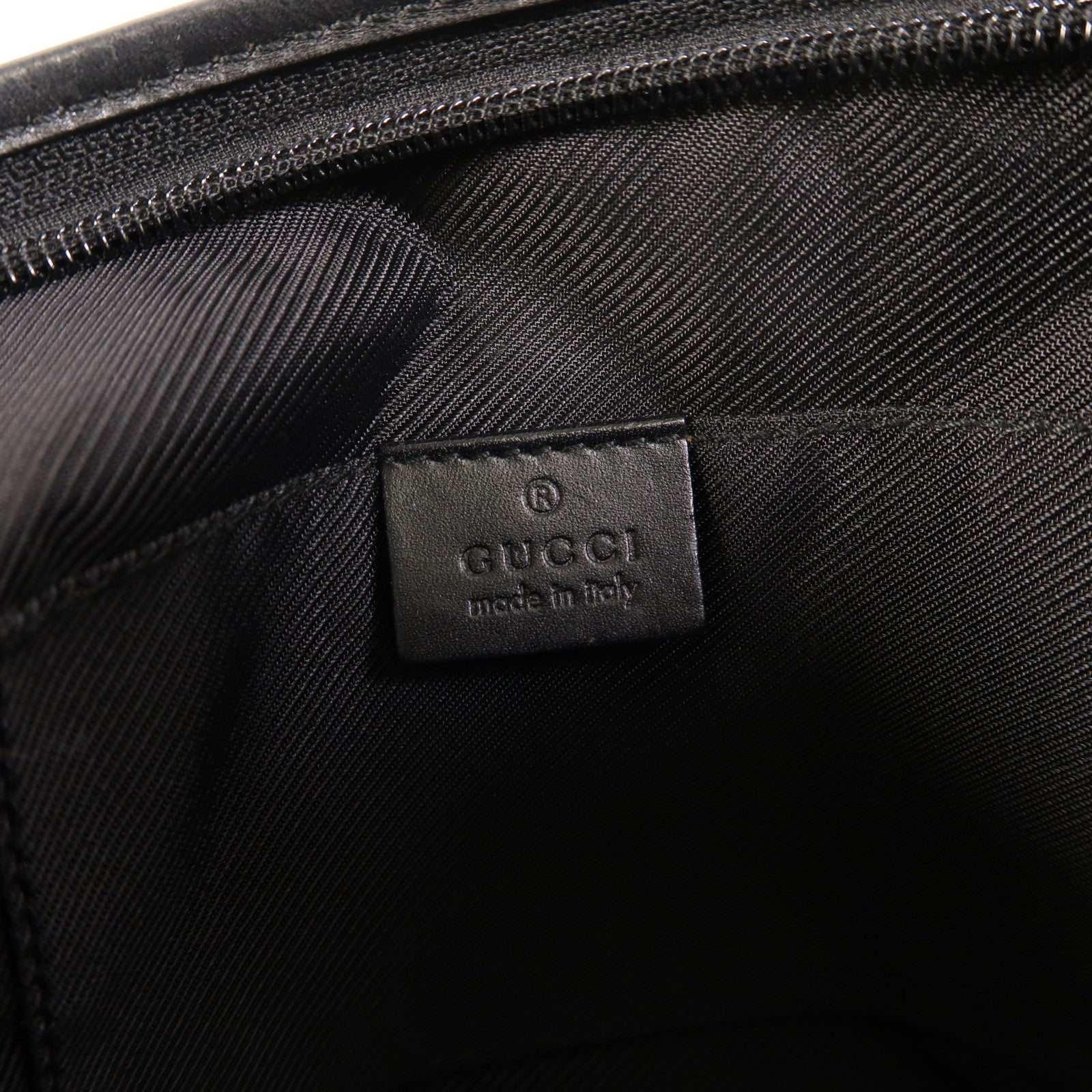 GUCCI 帆布Waist Bag銀扣腰包
