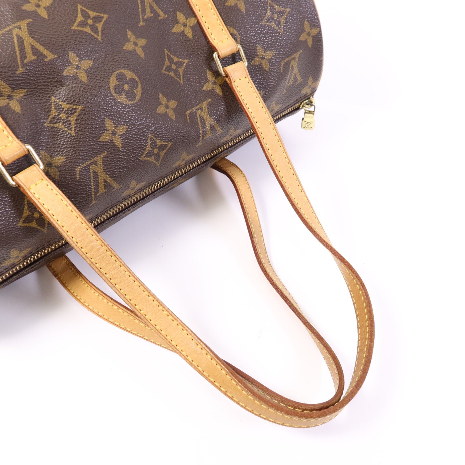 LOUIS VUITTON Monogram Papillon GM金扣手挽袋