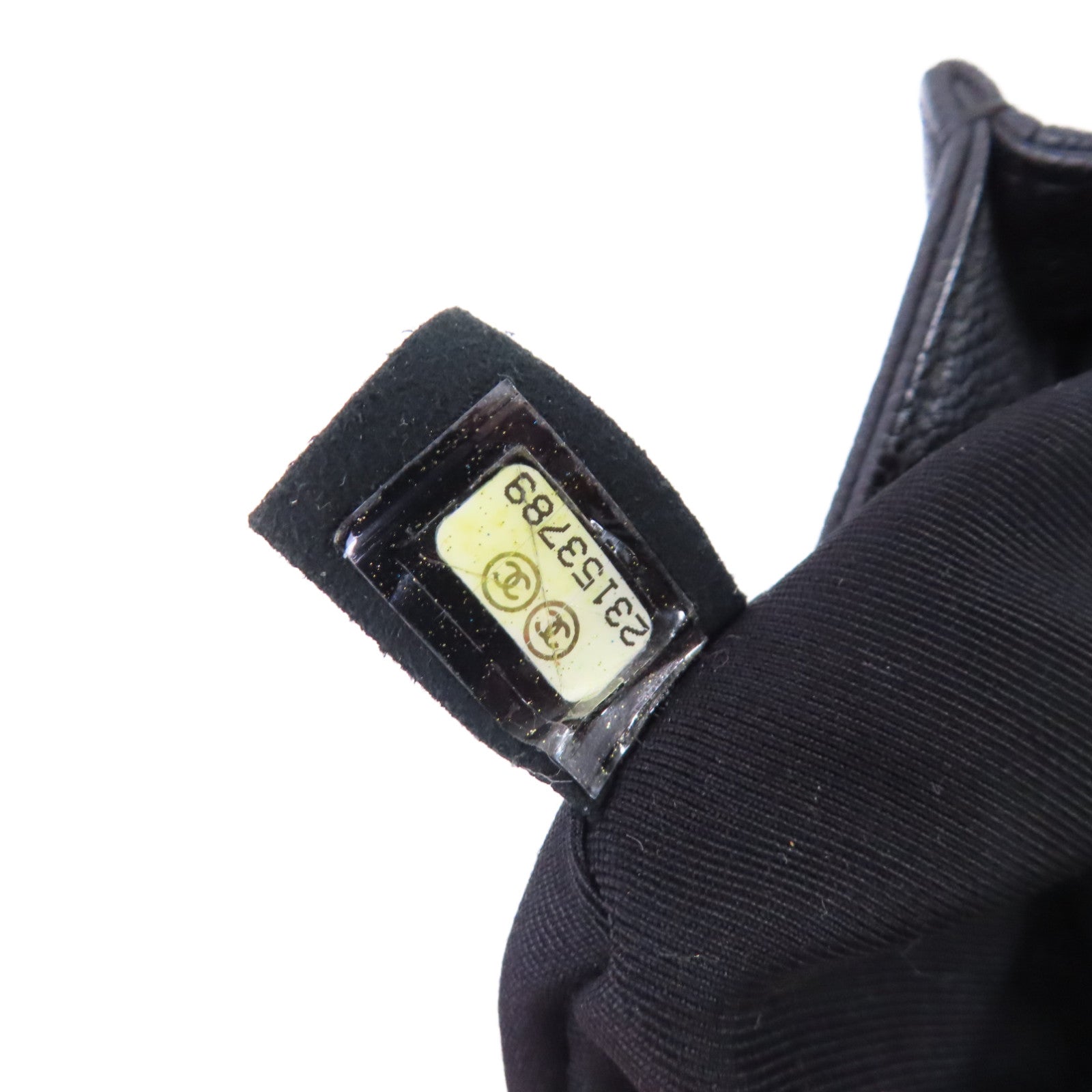 CHANEL 菱格Caviar皮革Boy Chanel Large銀扣鏈帶肩背袋黑色