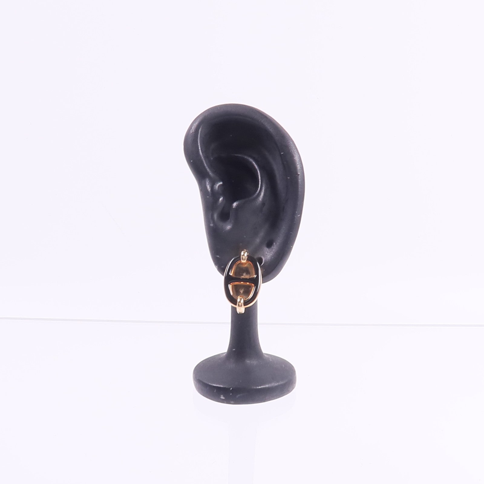 HERMES 【激減優惠】金屬Mini Maillon Earrings耳環