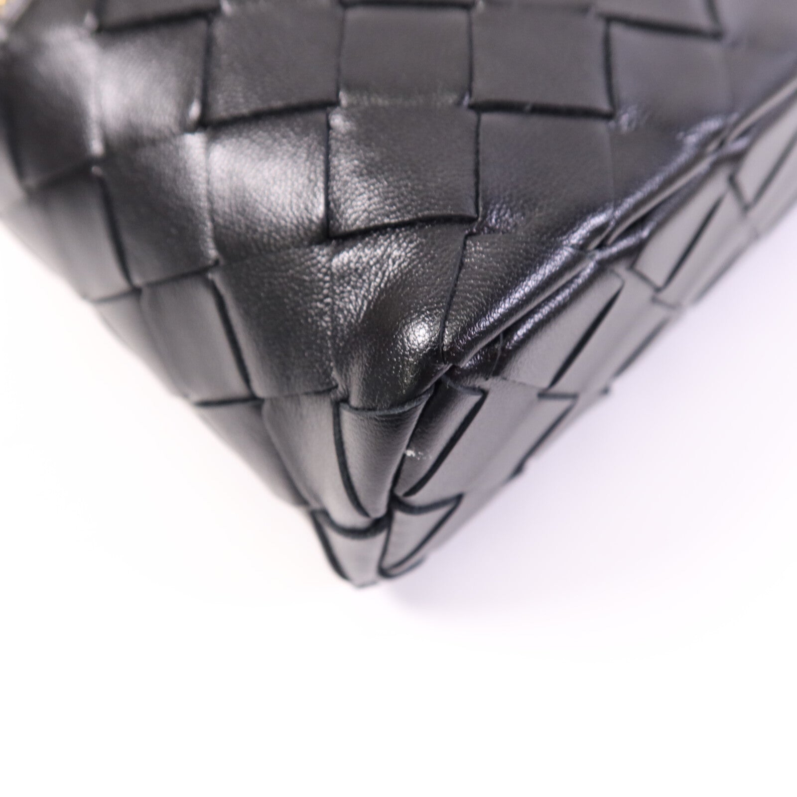 BOTTEGA VENETA 牛皮皮革Bang Bang Vanity Case金扣手挽肩背兩用袋