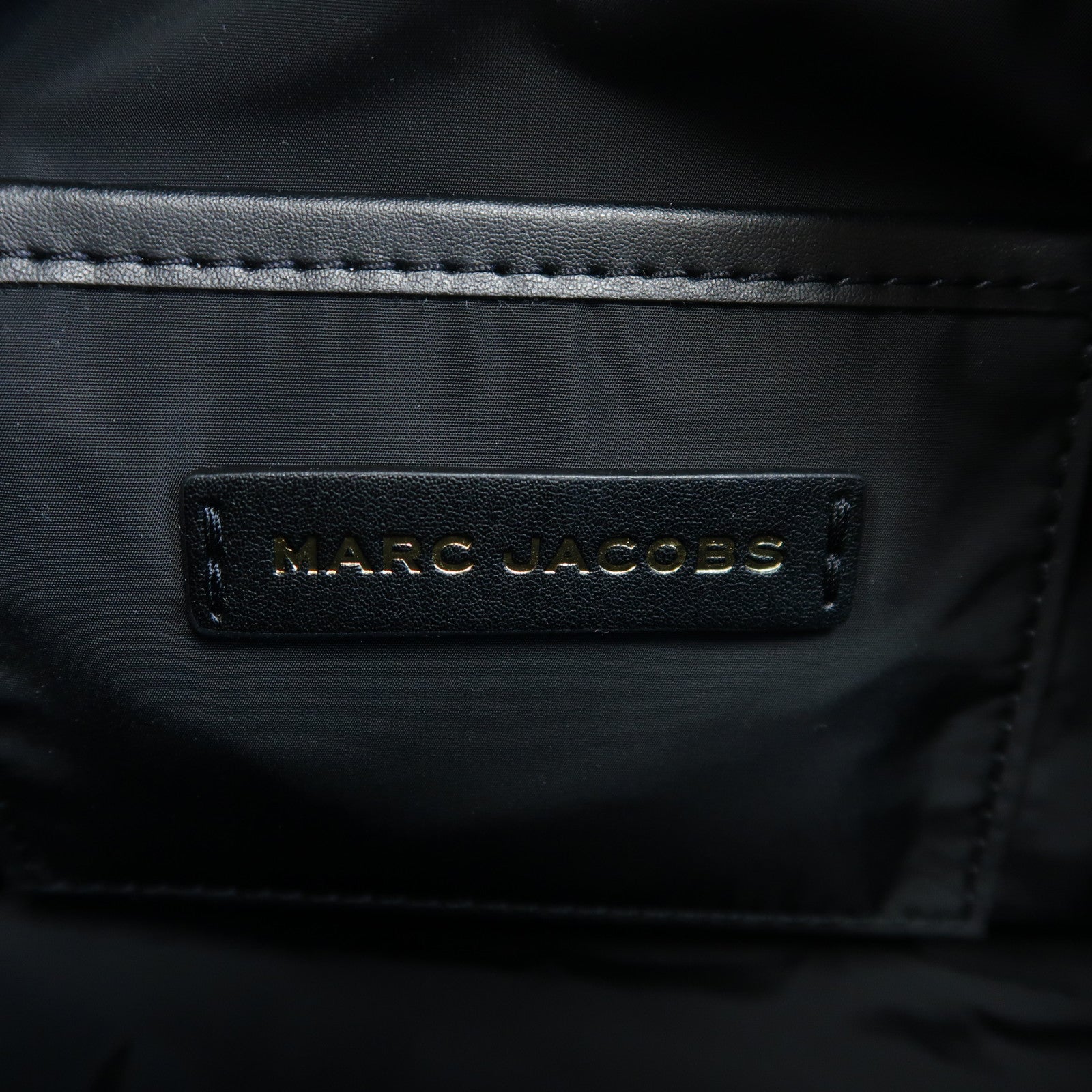 MARC JACOBS 牛皮皮革Camera Bag金扣肩背袋米色/啡色