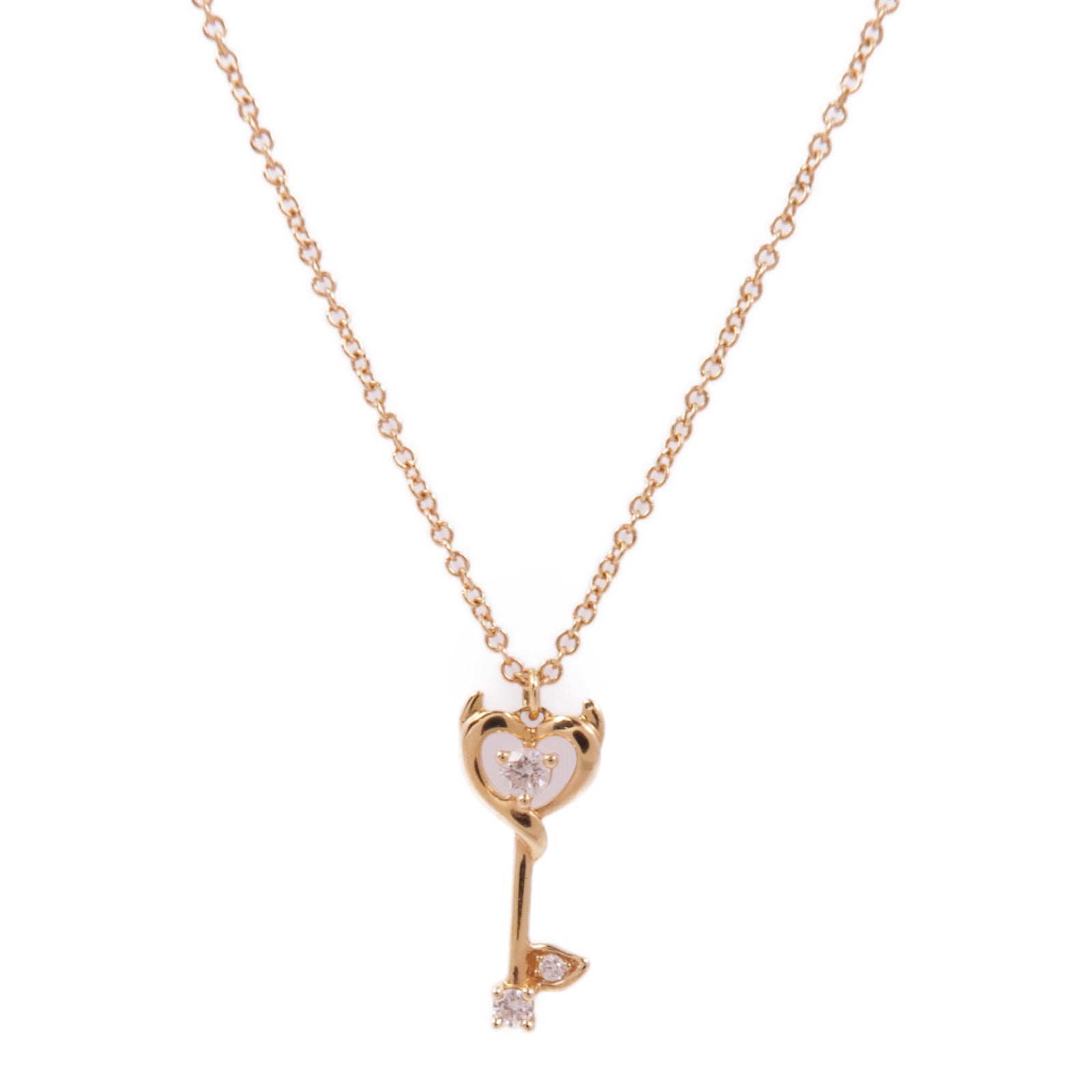 JEWELRY 18K玫瑰金Diamond Necklace鑽石項鍊