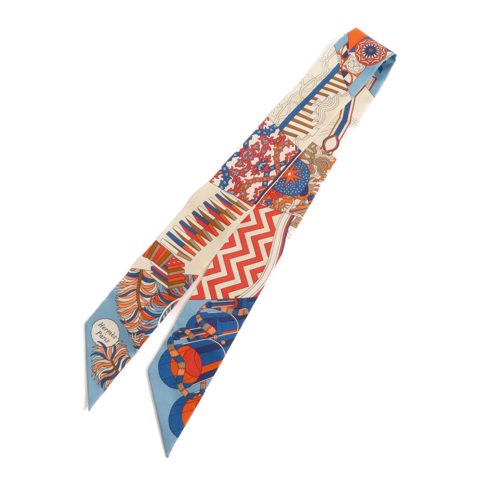 HERMES 絲質Twilly絲巾