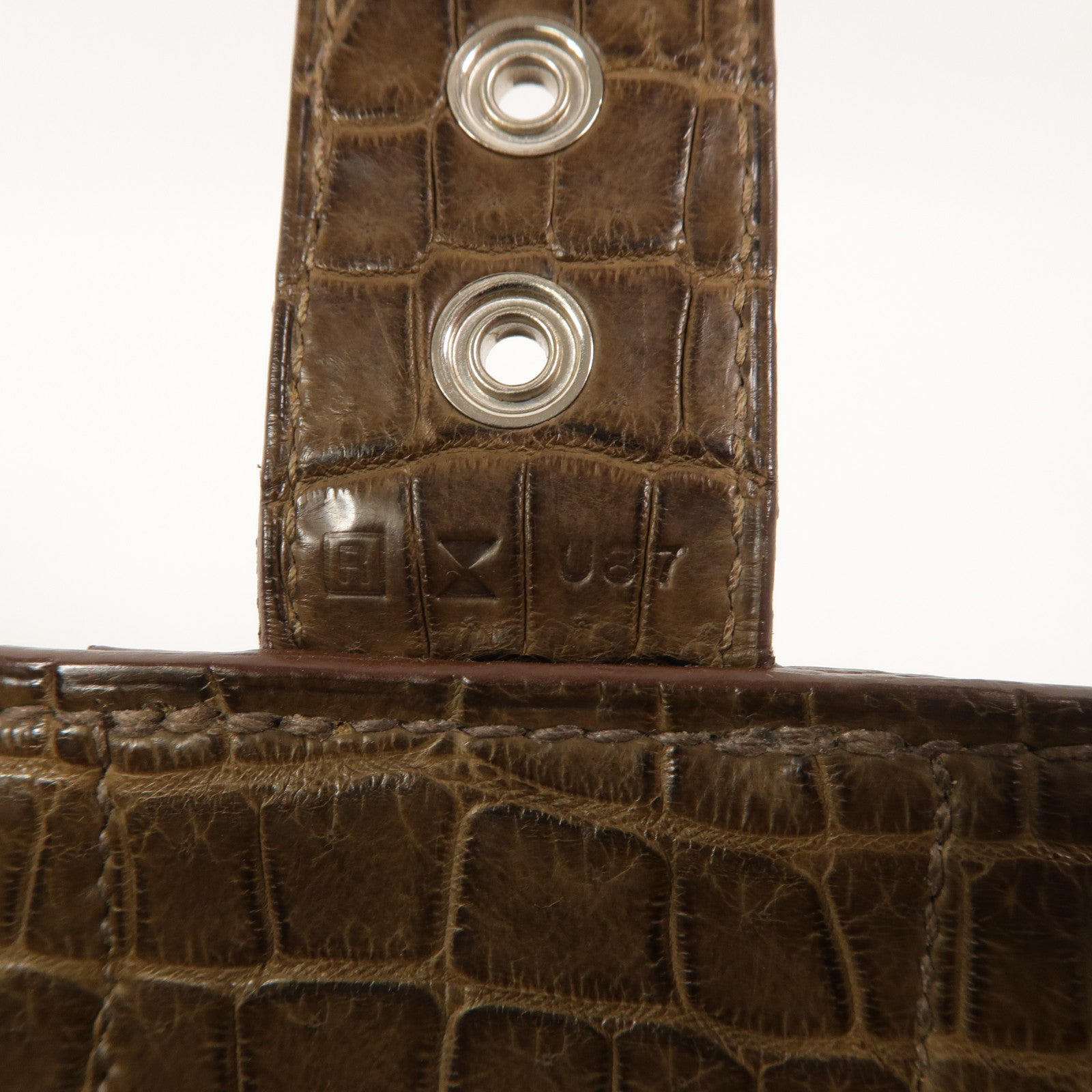 HERMES Porosus皮革Sac A Depeches 37公事包