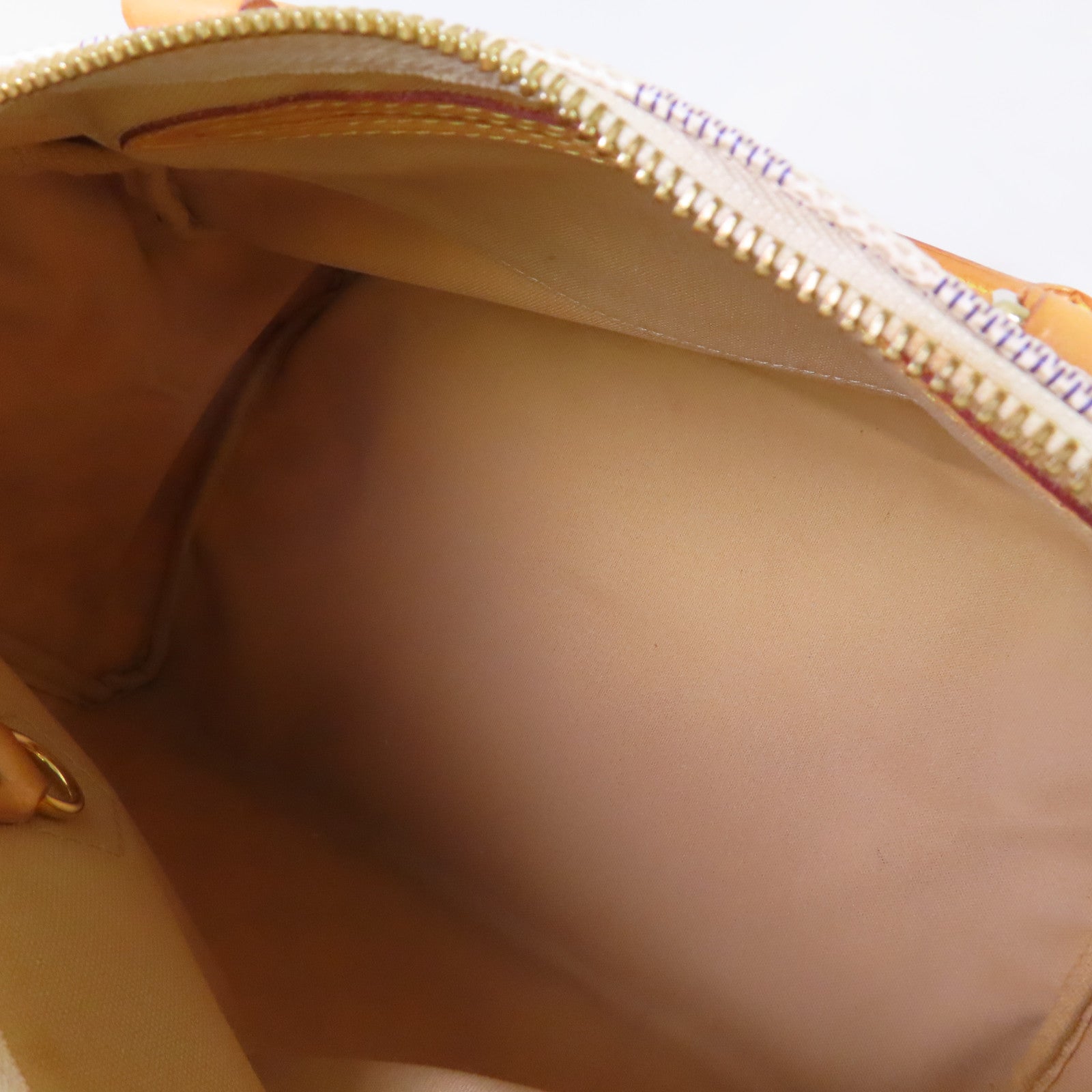 LOUIS VUITTON Damier Azur Speedy 30 Hand Bag金扣手挽袋米白色