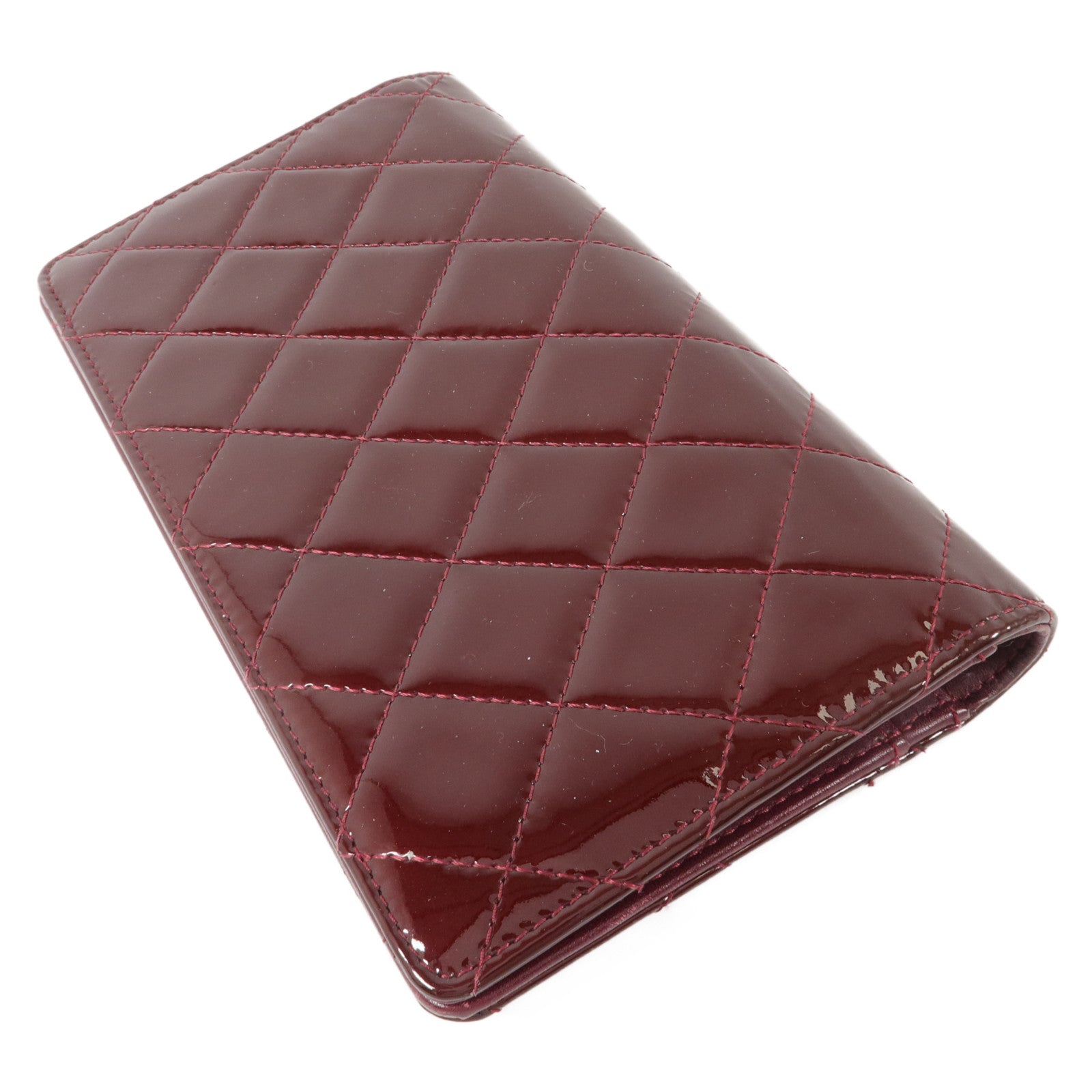 CHANEL 漆皮皮革Long Wallet長錢包