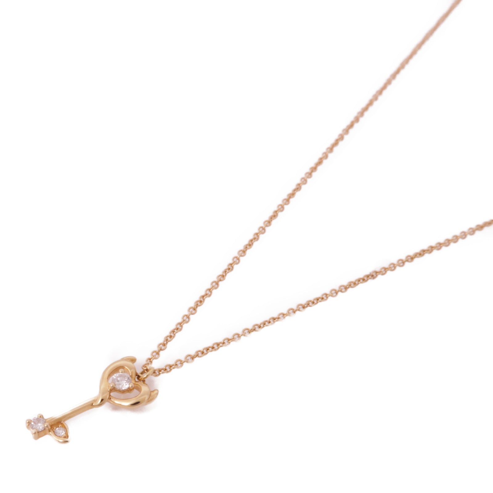 JEWELRY 18K玫瑰金Diamond Necklace鑽石項鍊