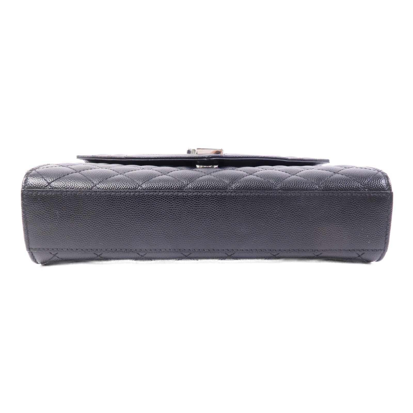 SAINT LAURENT 牛皮皮革Envelope Medium銀扣鏈帶肩背袋