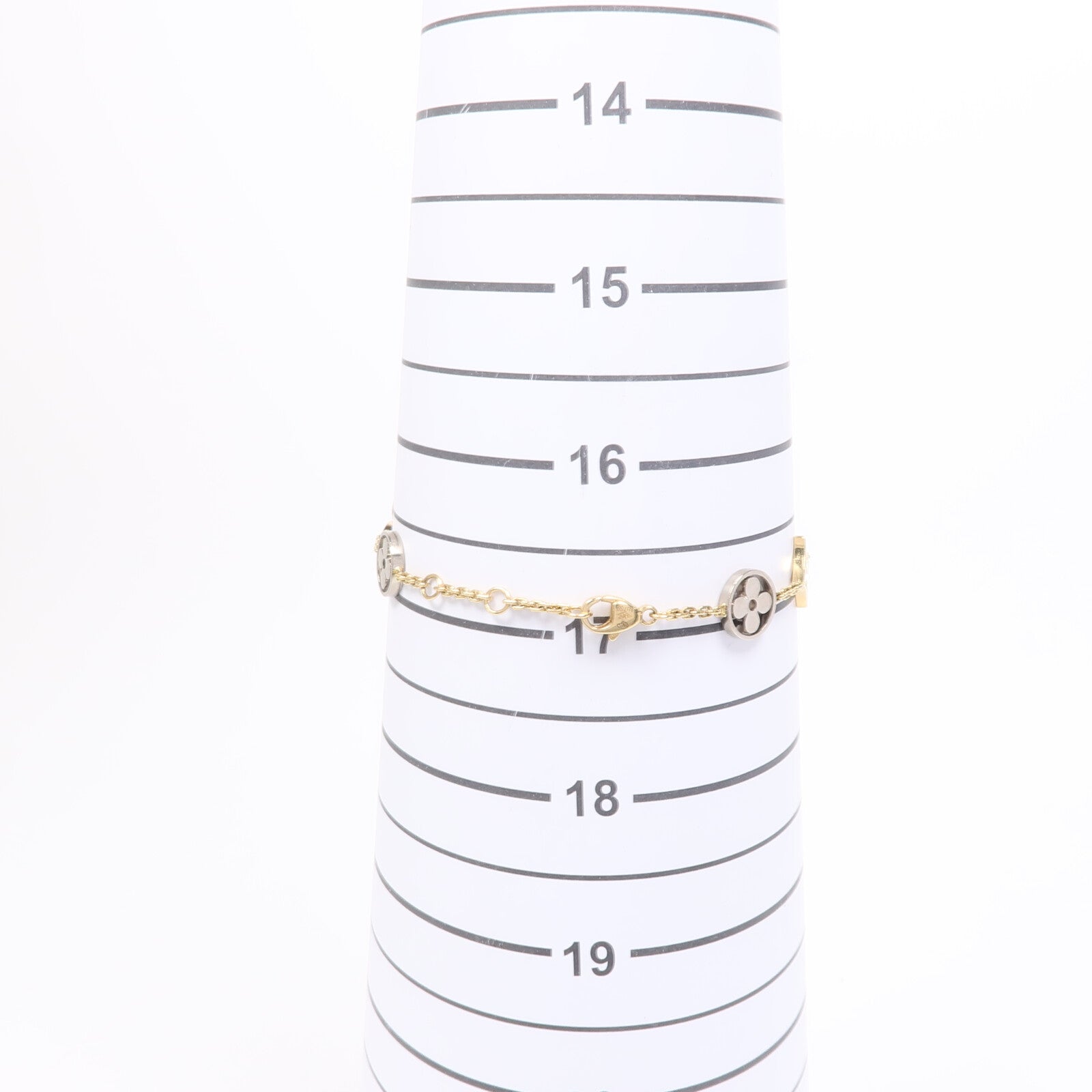 LOUIS VUITTON 18K黃金/白金/玫瑰金Idylle Blossom Bracelet手鏈
