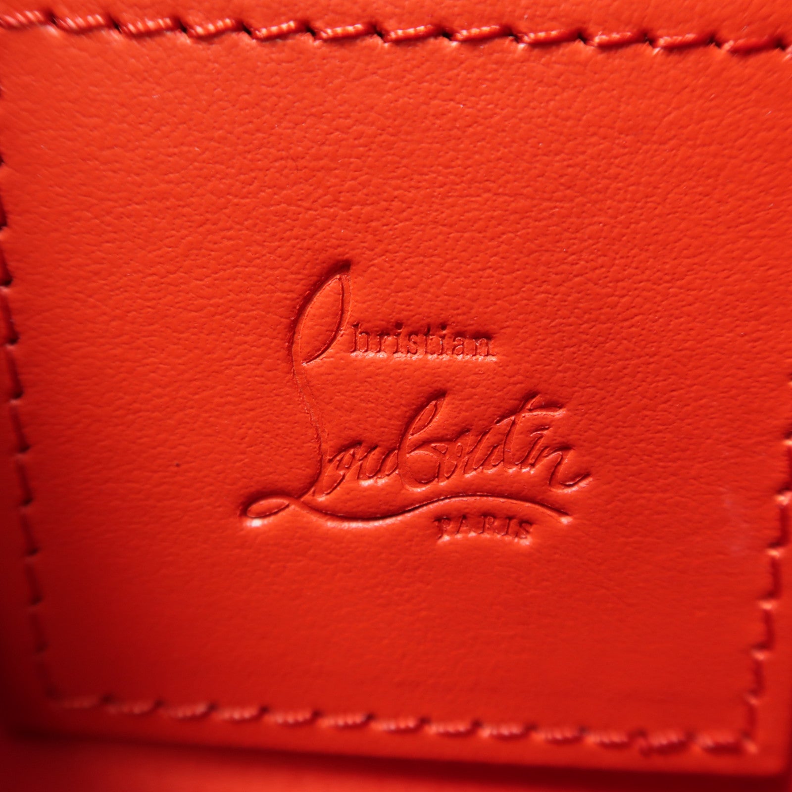 SELECTION Pouch Hand Bag Calfskin Leather Black