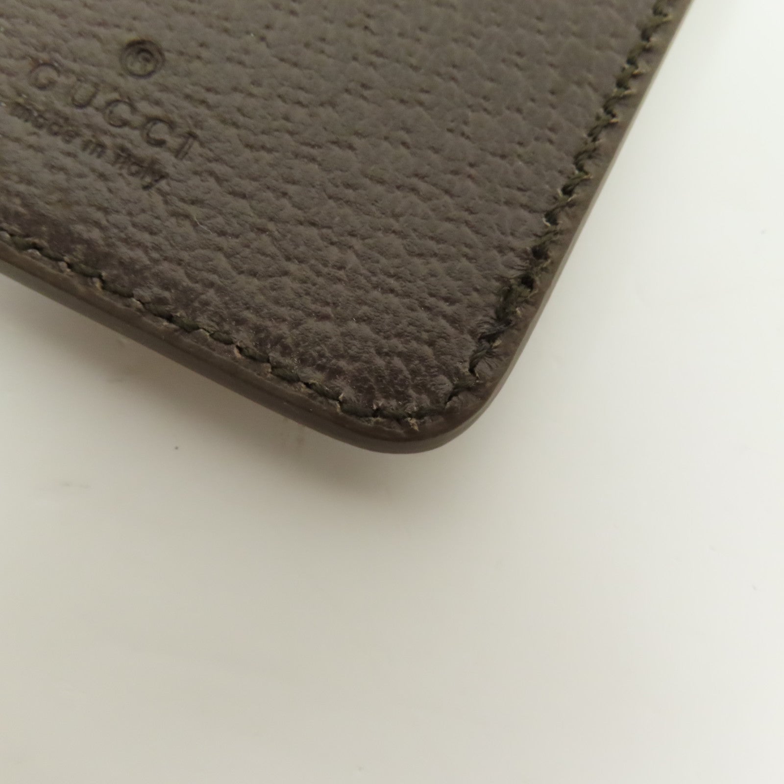 GUCCI 【激減優惠】塗層帆布/皮革Bi-colour Magnetic Card Case卡片套
