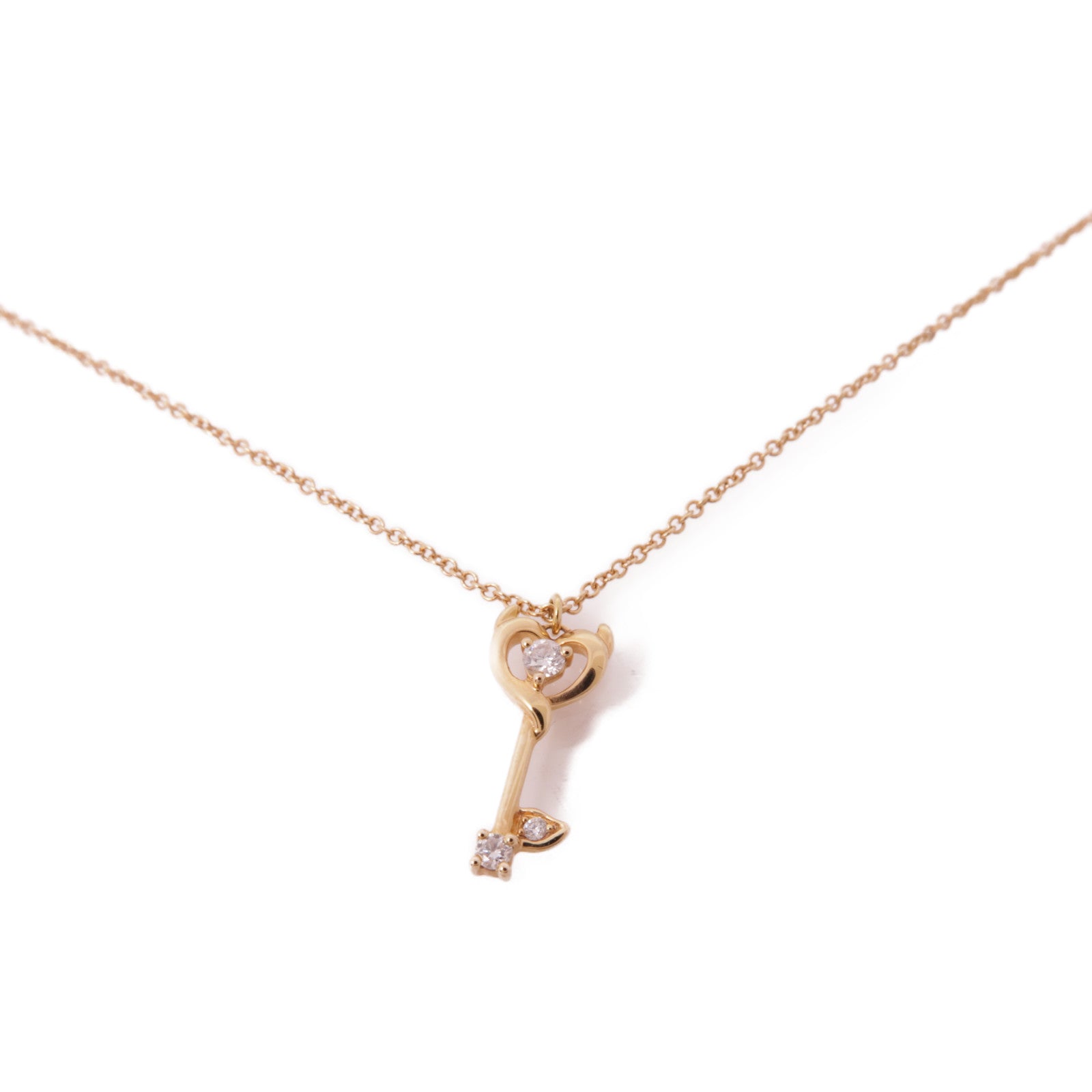 JEWELRY 18K玫瑰金Diamond Necklace鑽石項鍊