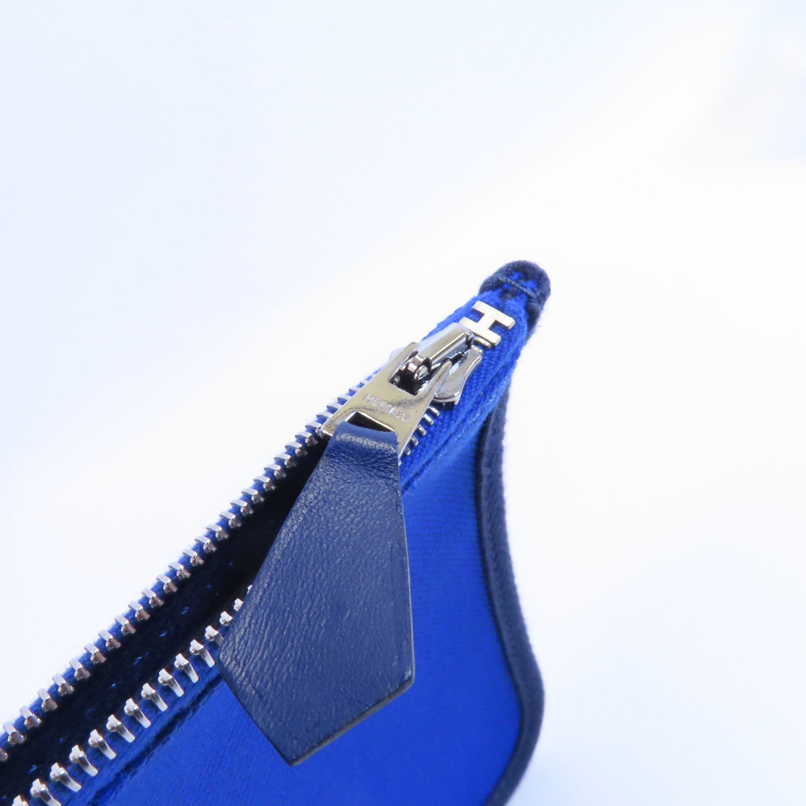 HERMES Toile H帆布Herbag PM銀扣手挽肩背兩用袋