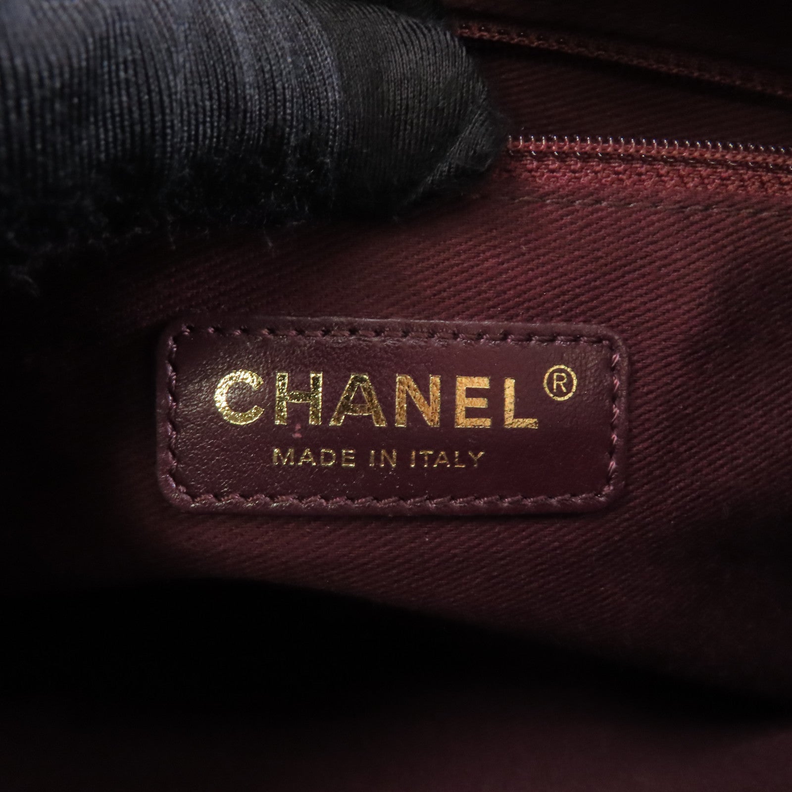 CHANEL 【激減優惠】斜紋牛皮皮革Chain Shoulder Bag金扣鏈帶肩背袋藍色