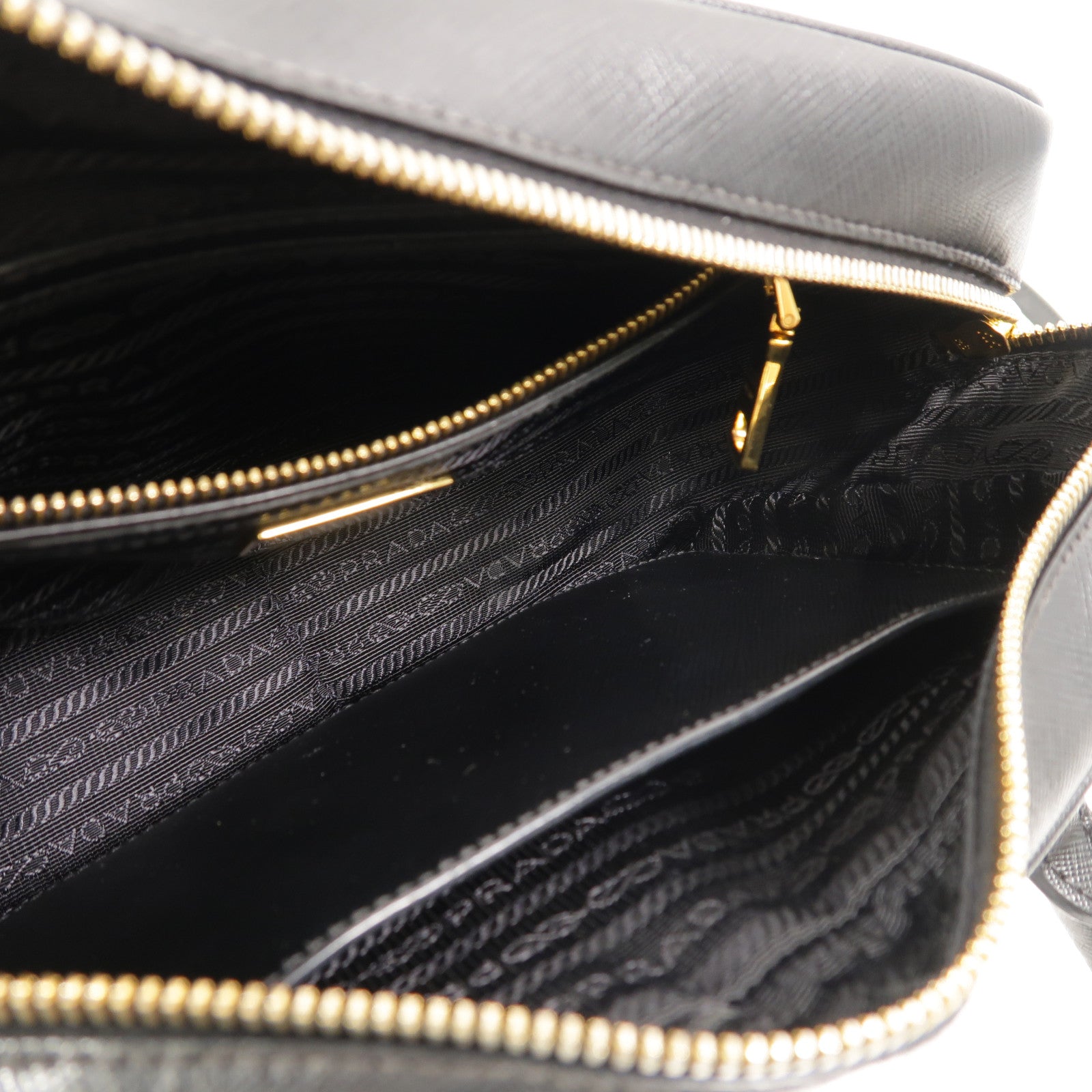 PRADA Saffiano皮革Bauletto手挽肩背兩用袋