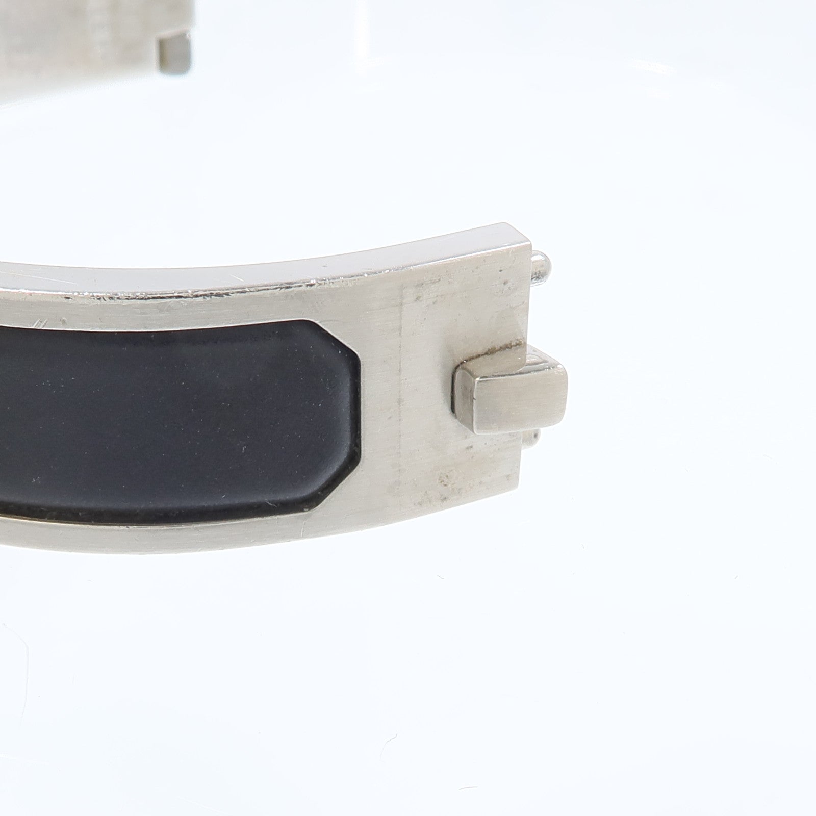 HERMES 琺瑯/金屬Jet Bracelet銀扣手鏈