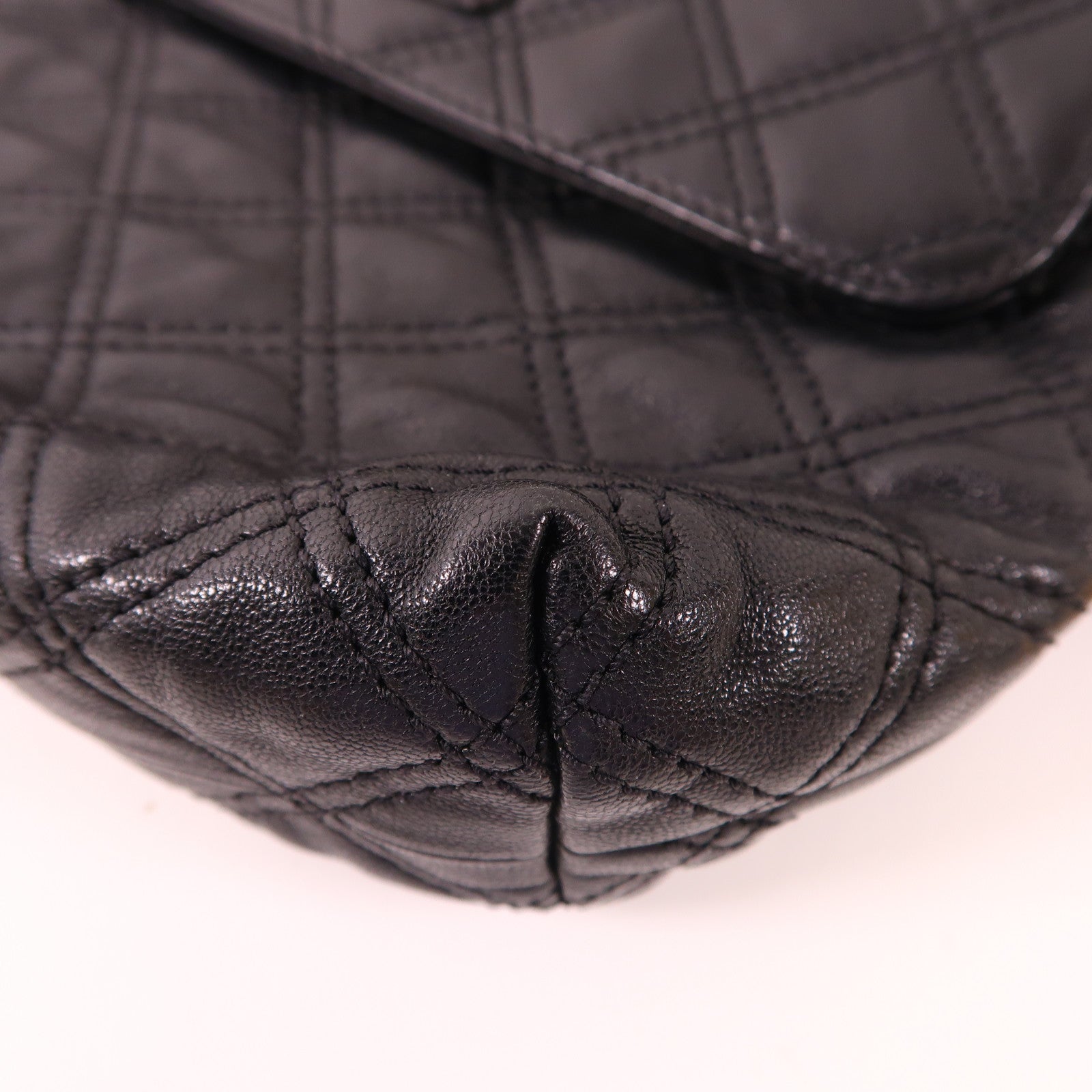 MARC JACOBS 牛皮皮革Chain Shoulder金扣鏈帶肩背袋