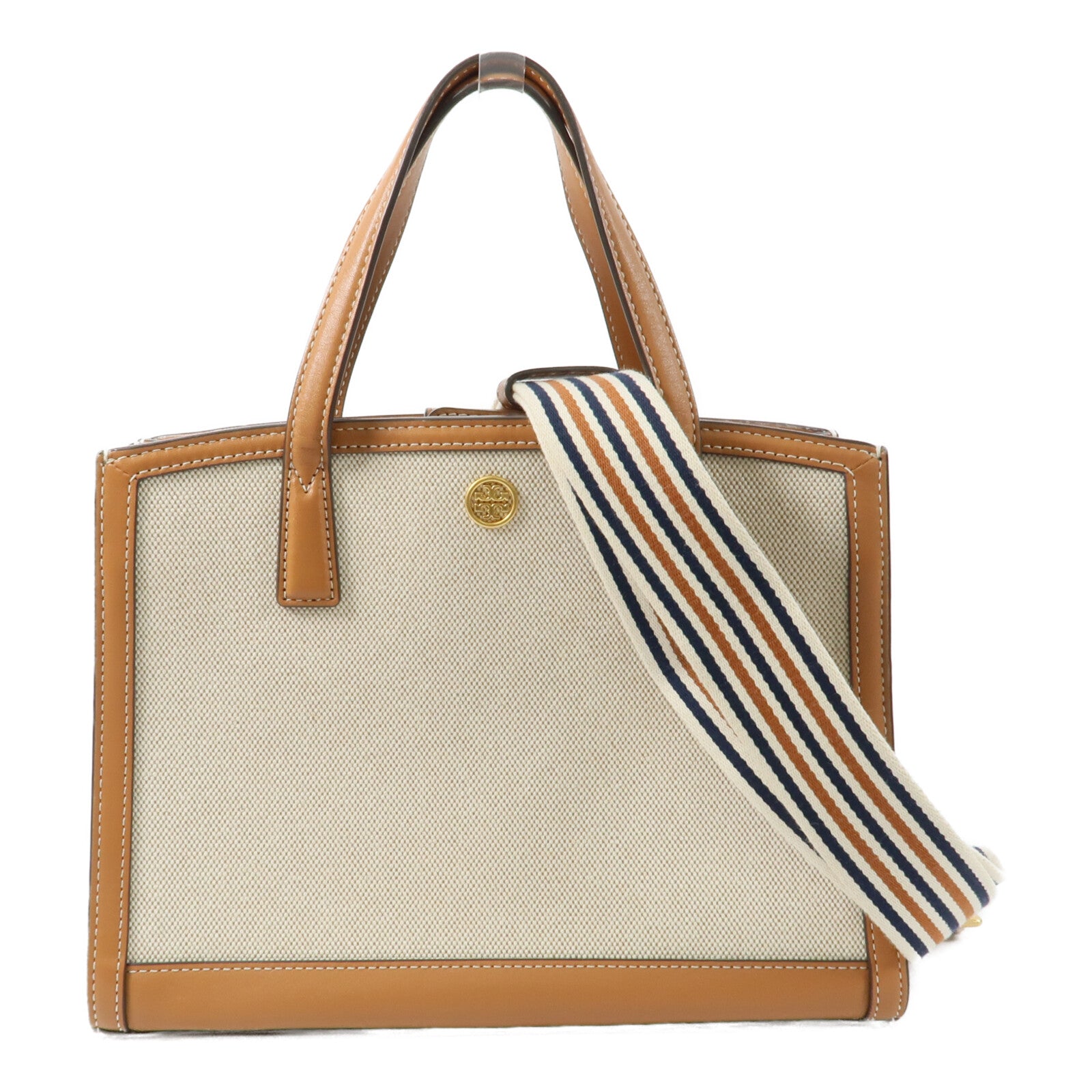 Tory Burch 帆布Walker手挽肩背兩用袋