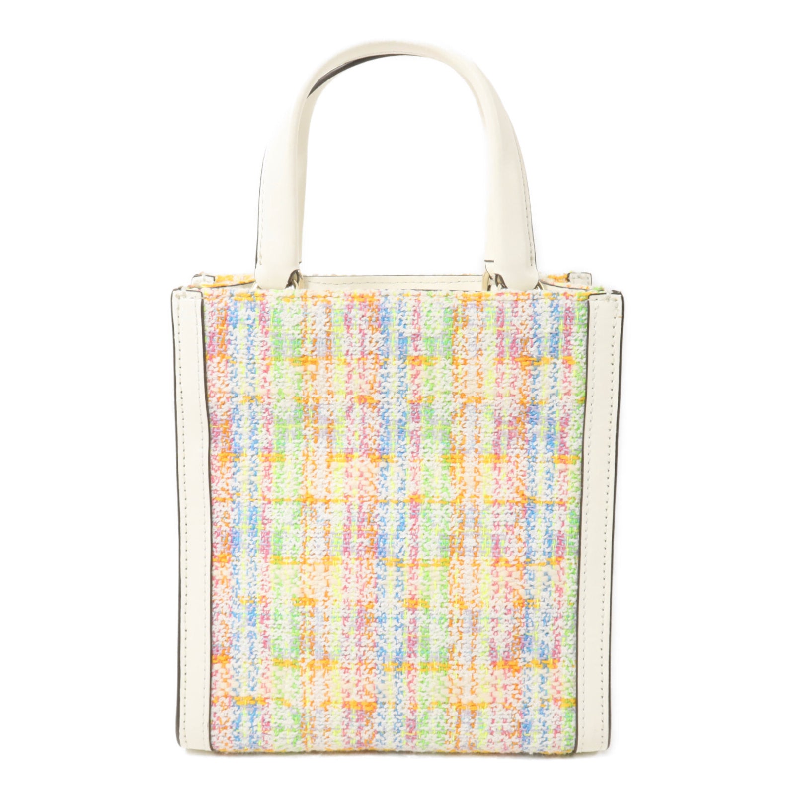 Kate Spade Tweed/牛皮皮革Manhattan Mini Tote手挽肩背兩用袋