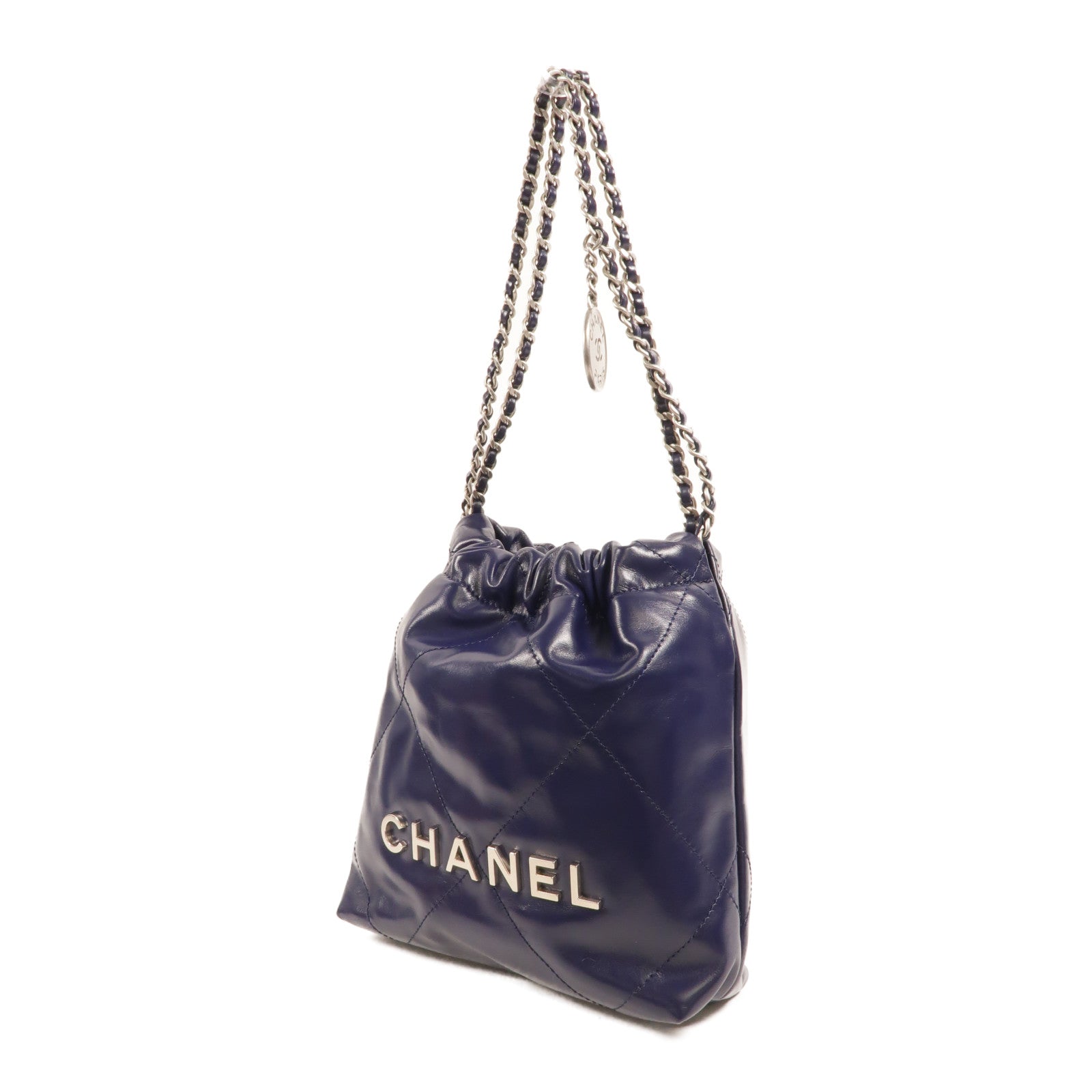 CHANEL 牛皮皮革Chanel 22 Mini手挽肩背兩用袋