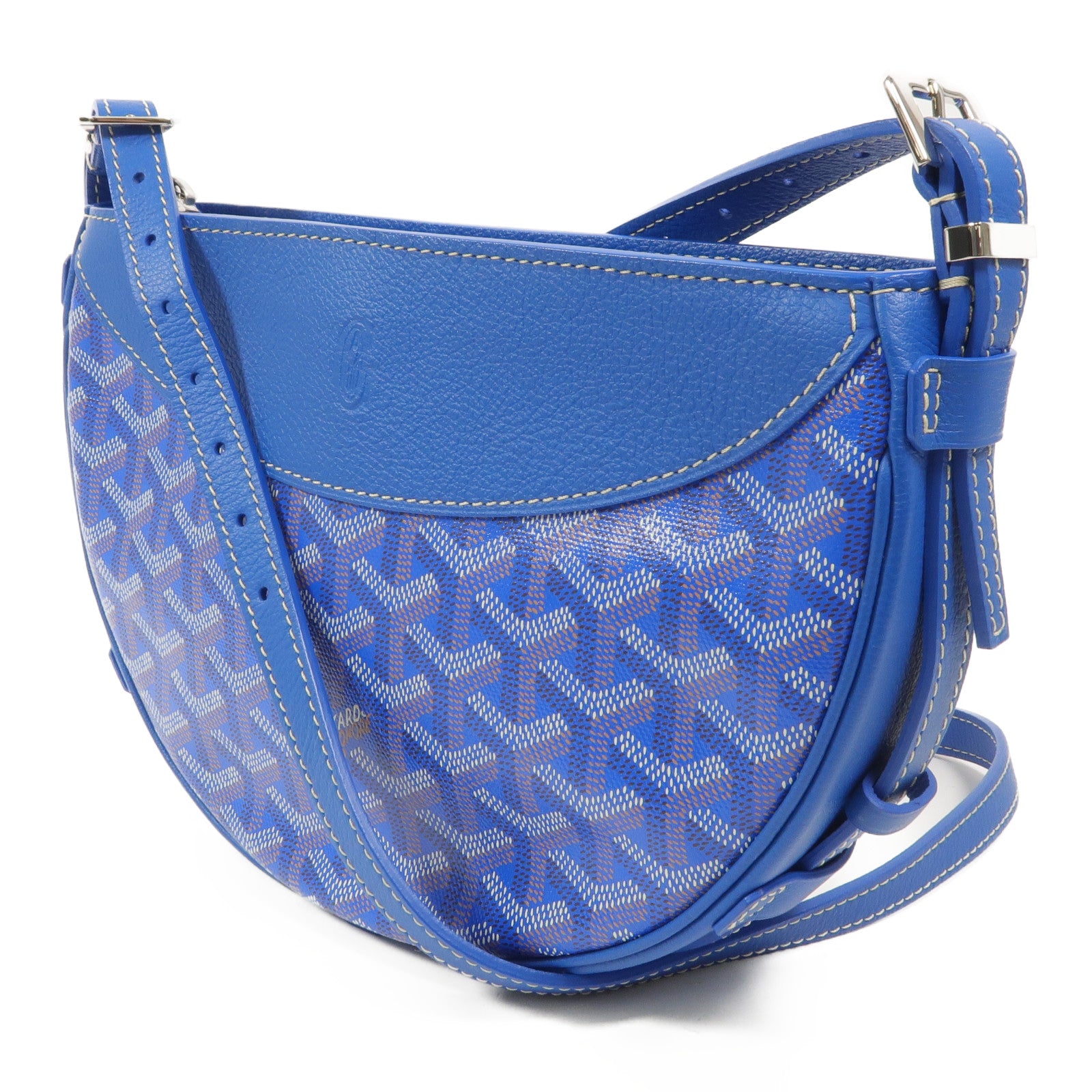 GOYARD Goyardine帆布/皮革Hirondelle Bag肩背袋